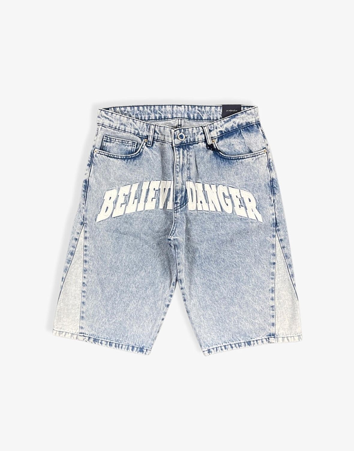 Believe Danger Oversized Kot Şort