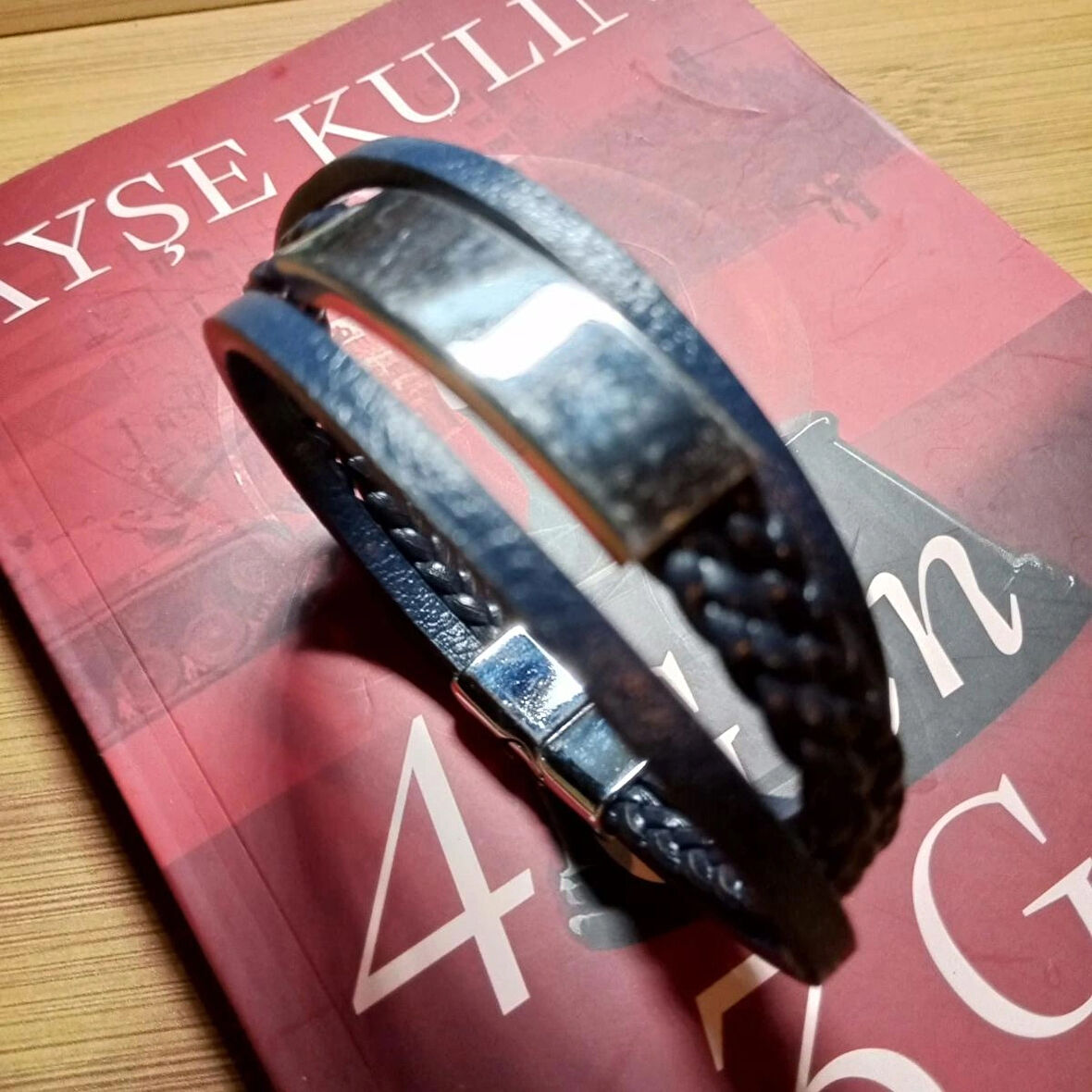 %100 Çelik Gold Zincir Gold Krom Kapama Bileklik