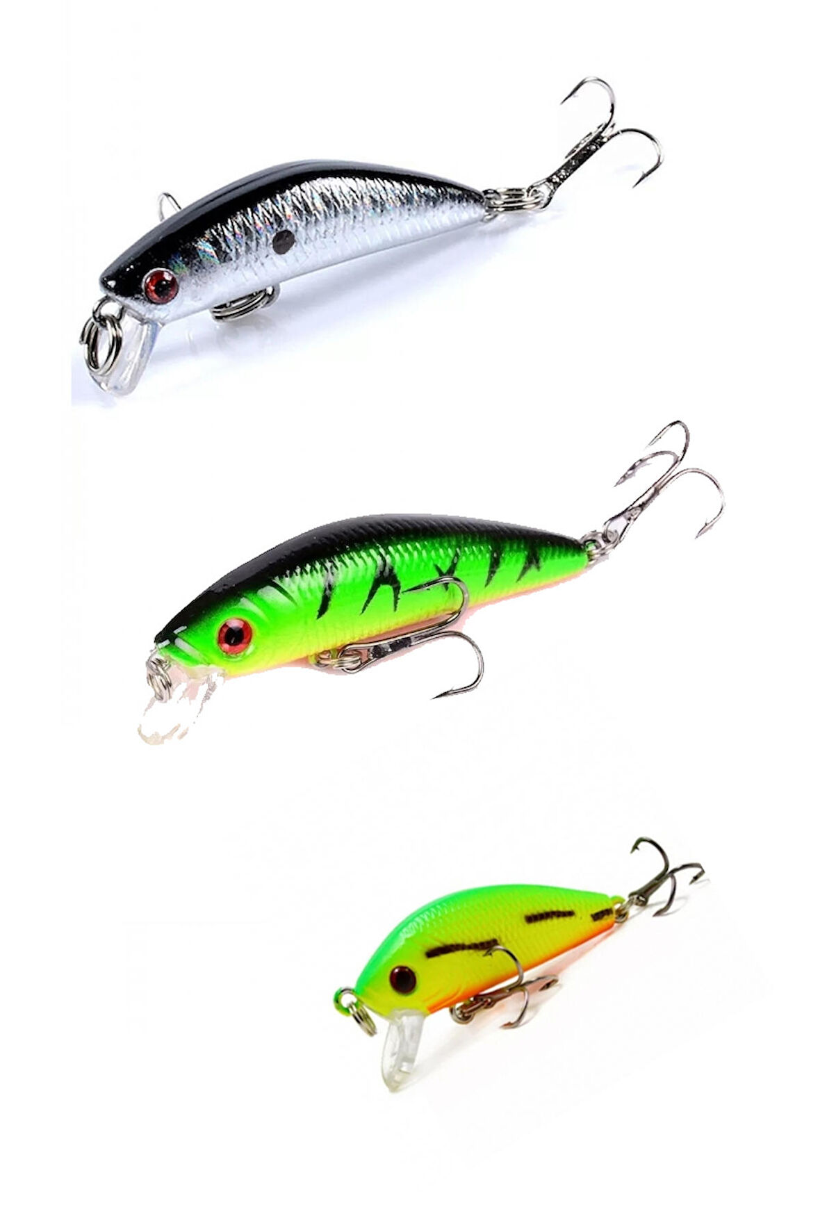 3lüSet sahteYemLures Turna Levrek Alabalık Rapala LüferAilesi JigYemZoka