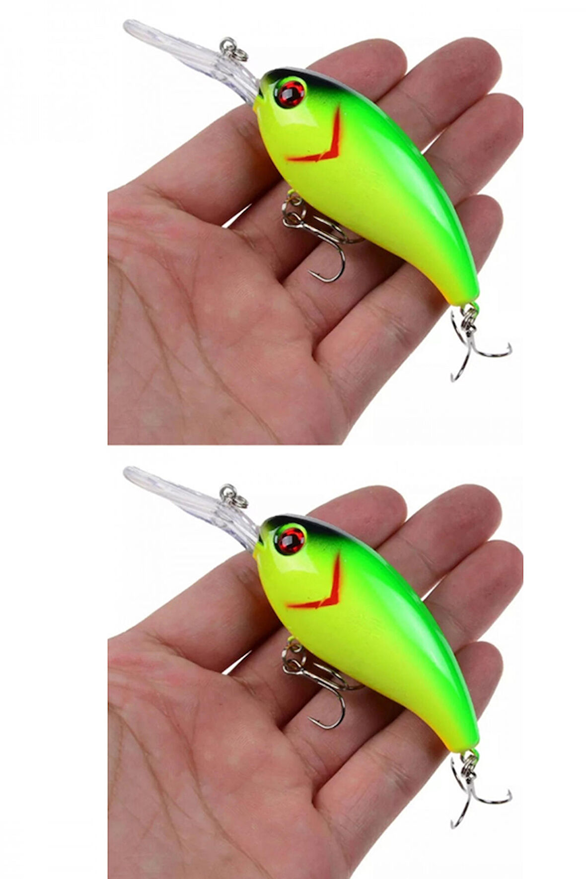 2 Adet Rapala Lures Yapay Suni Balık YemiTurna Levrek Alabalık LüferAilesi JigYem14 Gr.10 cm