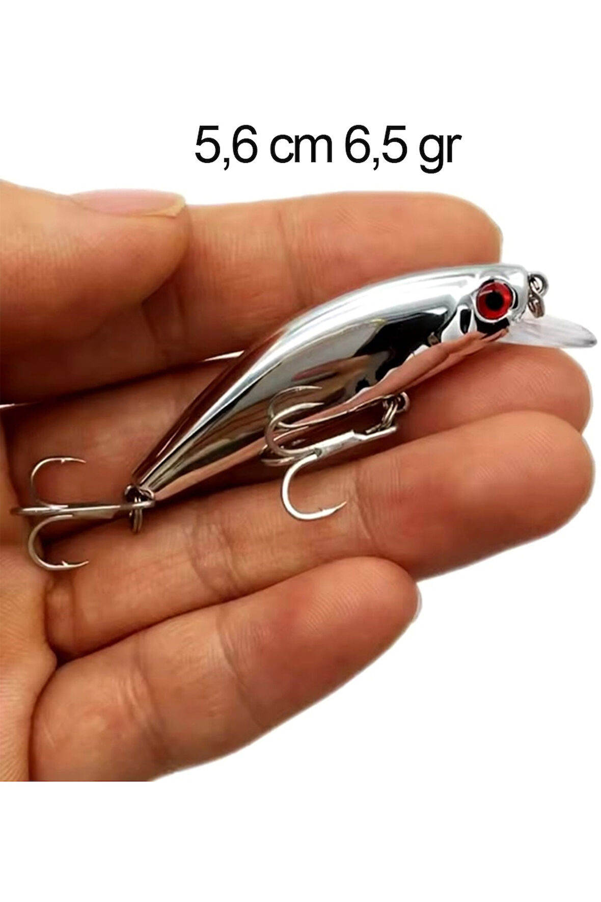 Ayna Rapala Lures Maket BalıkYapay Balık Yemi 6.5 Gr.5.6cm Turna Levrek Alabalık LüferAilesi JigYem