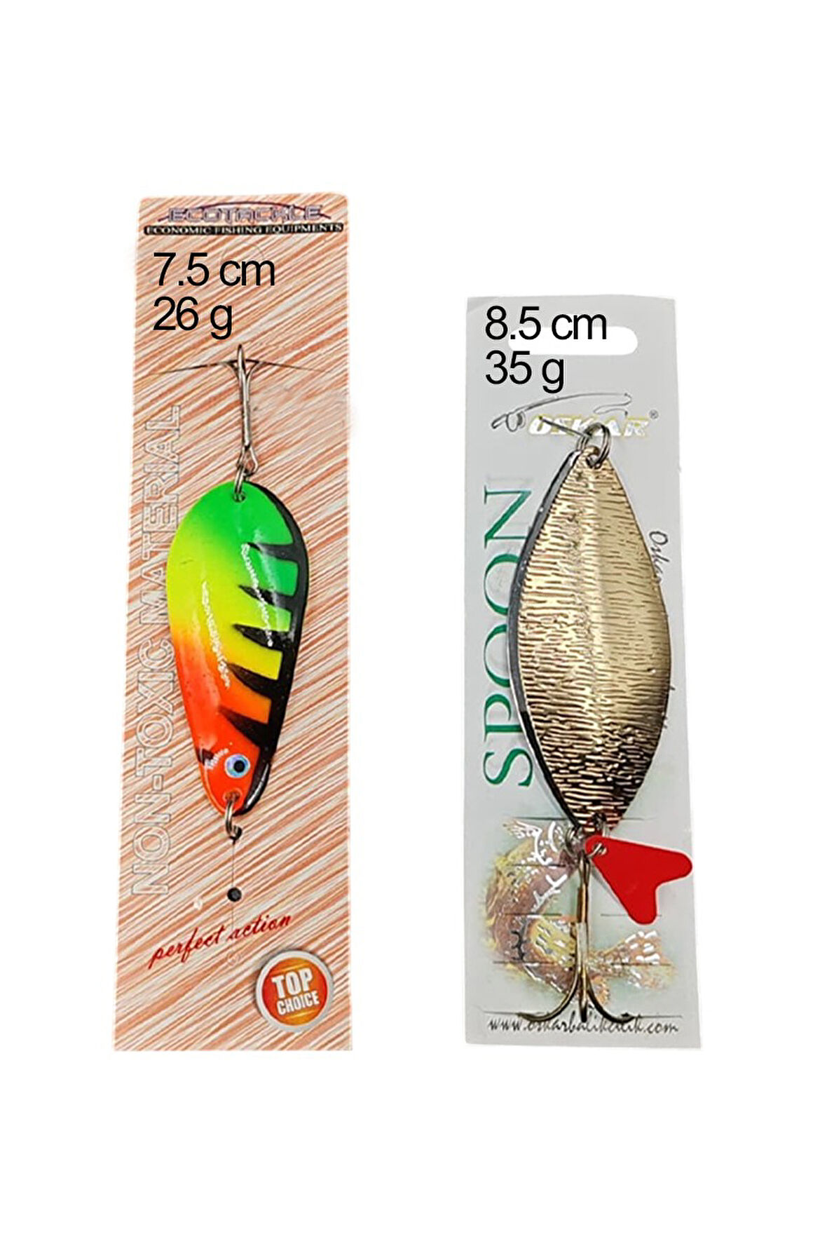 Turna Kaşığı 2 Adet Rapala Lures Yapay Yem Turna Kaşığı Turna Levrek Lüfer Alabalık Kaşığı