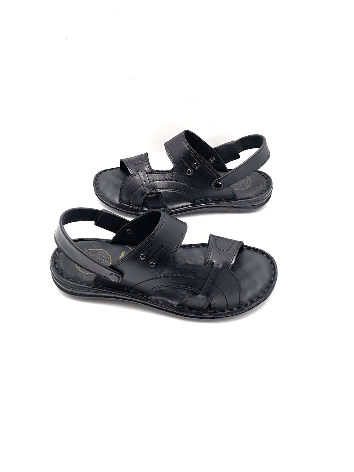 Hakiki  Deri Tam Ortopedik Masajlı Erkek Sandalet