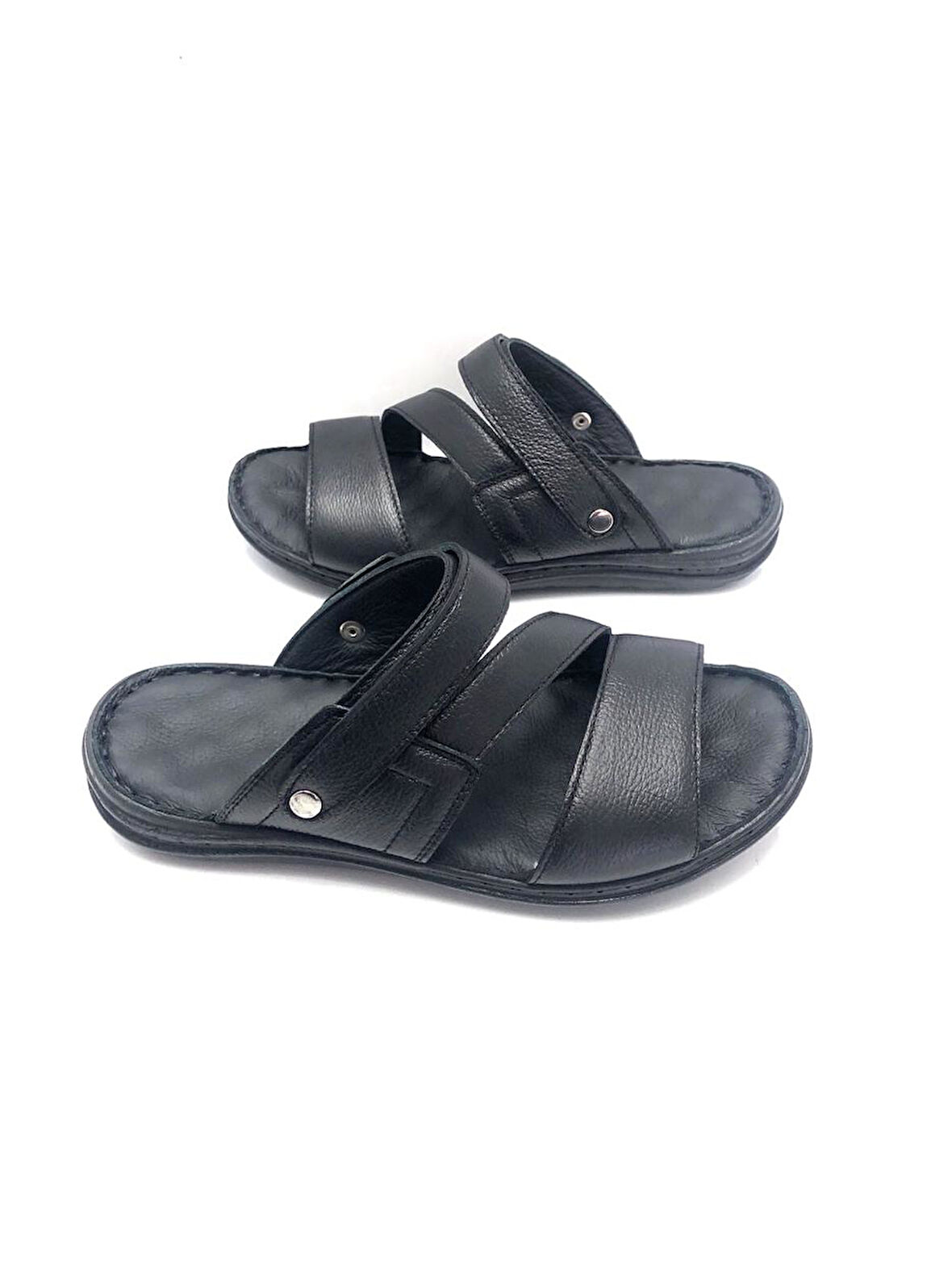 Hakiki Deri Ortopedik Masajlı Erkek Terlik