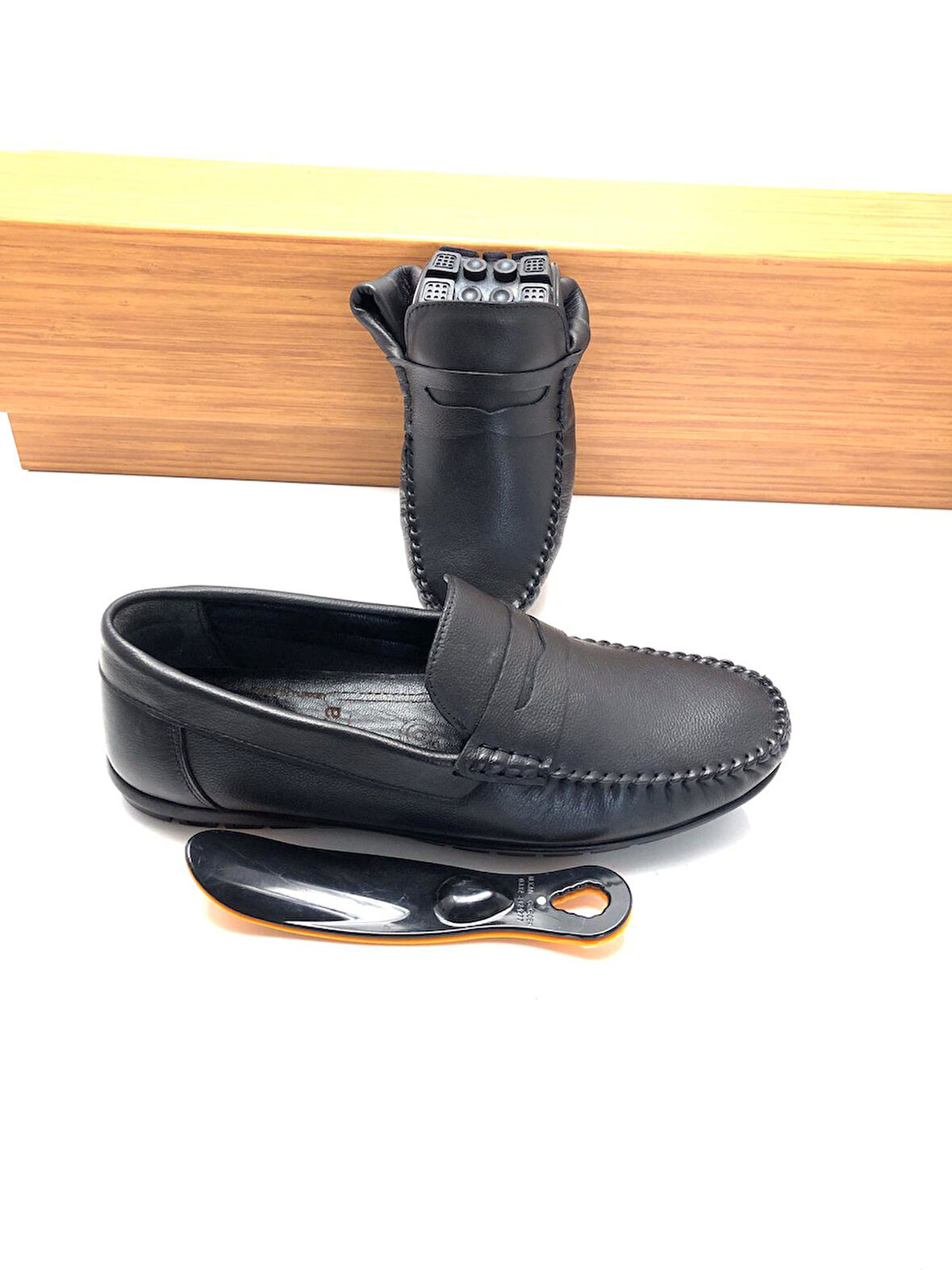 Baykara Büyük Numara 45-46-47 Hakiki Deri Ortopedik Yumuşak Erkek Ayakkabı