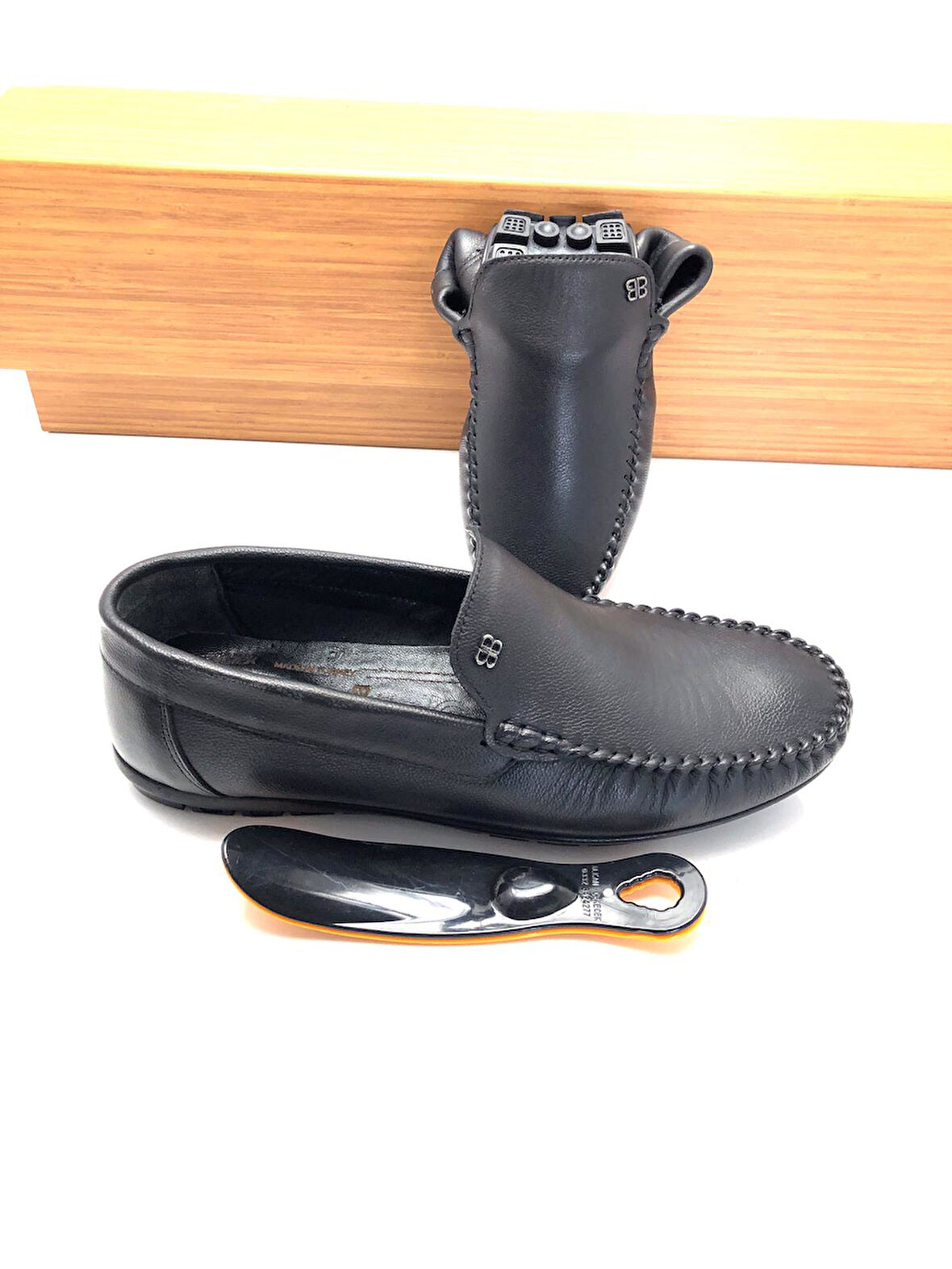 Baykara Büyük Numara 45-46-47 Hakiki Deri Ortopedik Yumuşak Erkek Ayakkabı