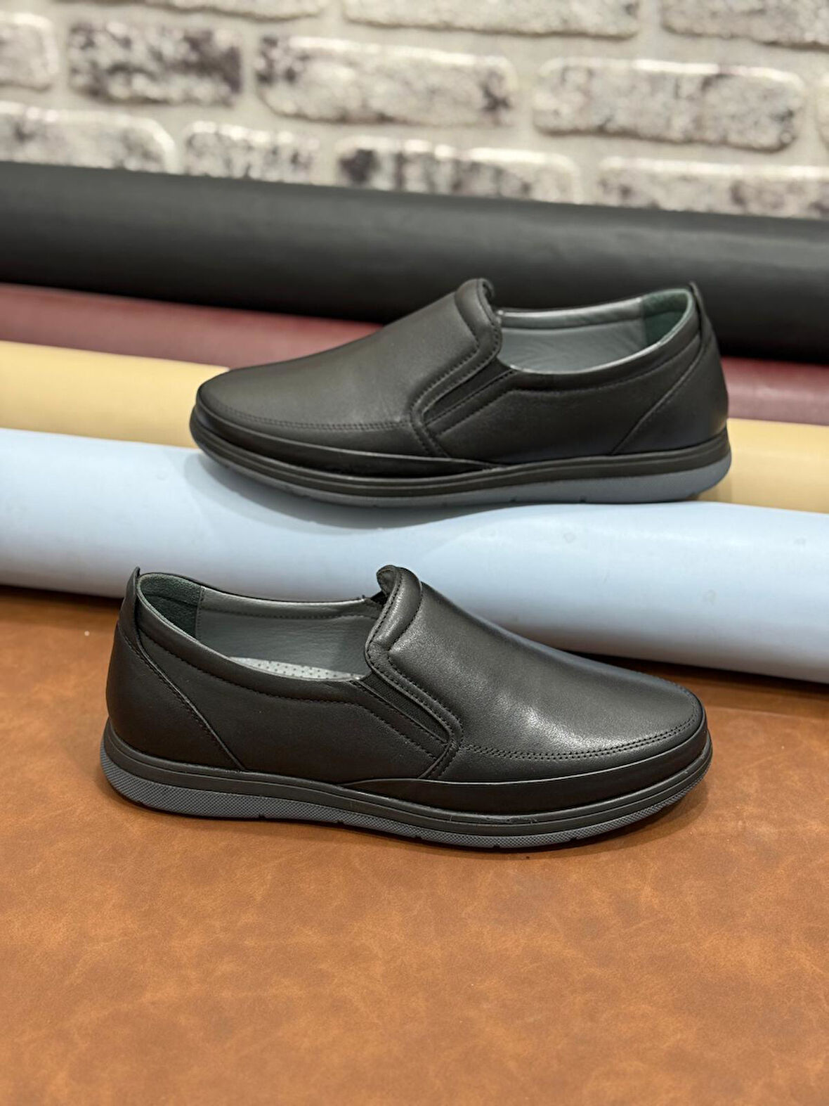 Hakiki Deri Ortopedik  Hafif Erkek Ayakkabı