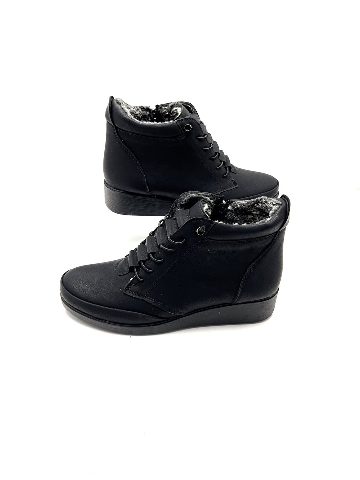 Kürklü Rahat Hafif Yumuşak Kışlık Kadın Anne Botu