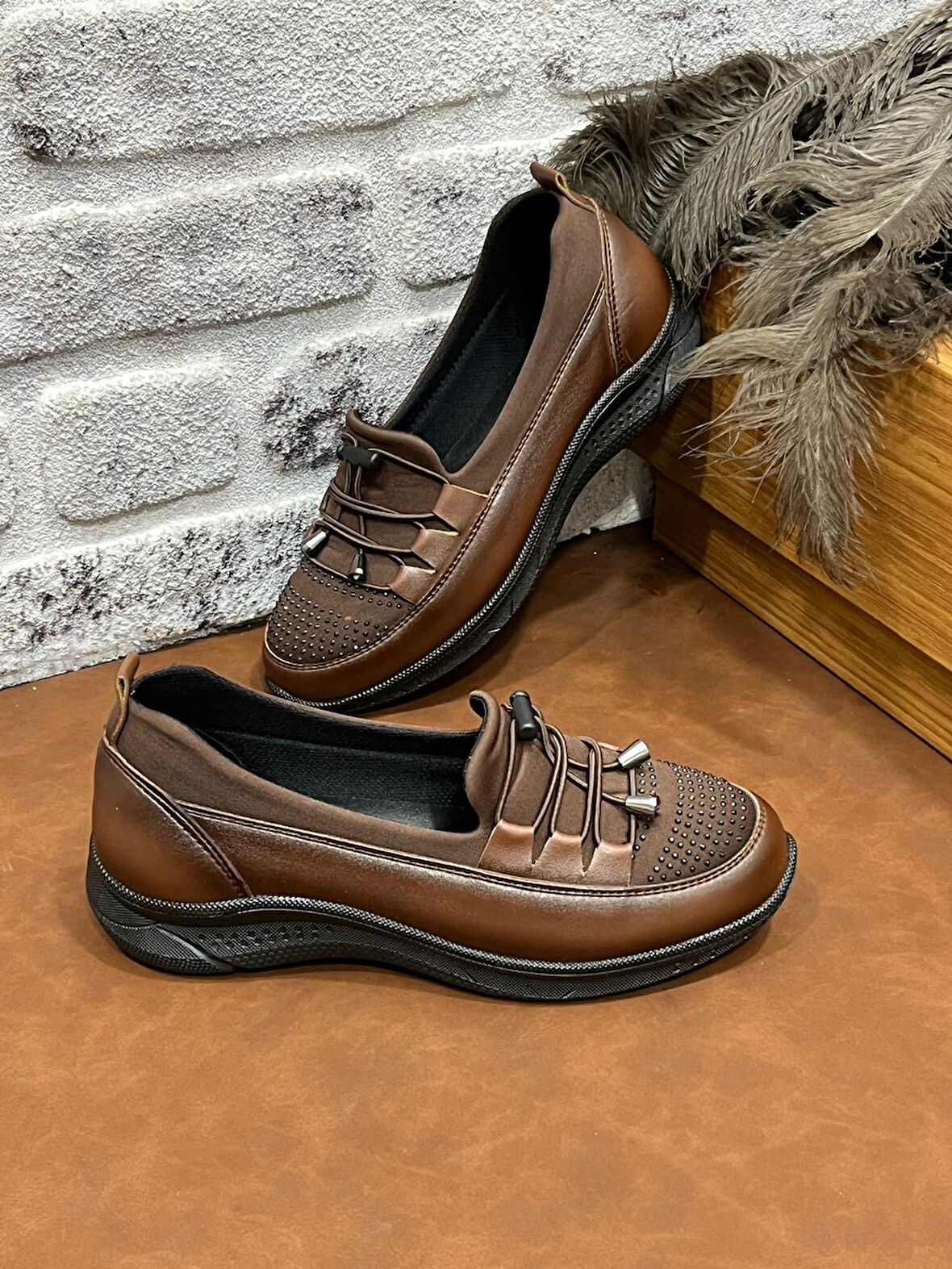 Ortopedik Taşlı Rahat Yumuşak Lioss Kadın Anne Ayakkabısı