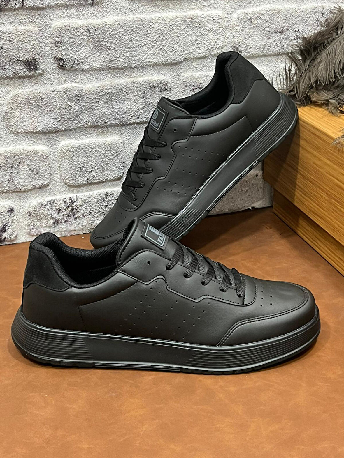 Ortopedik Büyük Numara Rahat Hafif Yumuşak Dark Step Erkek Spor Ayakkabı