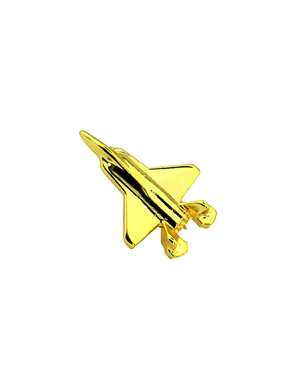 35EF Uçak Rozet 2.5 cm x 1.6 cm - Gold Görümümlü