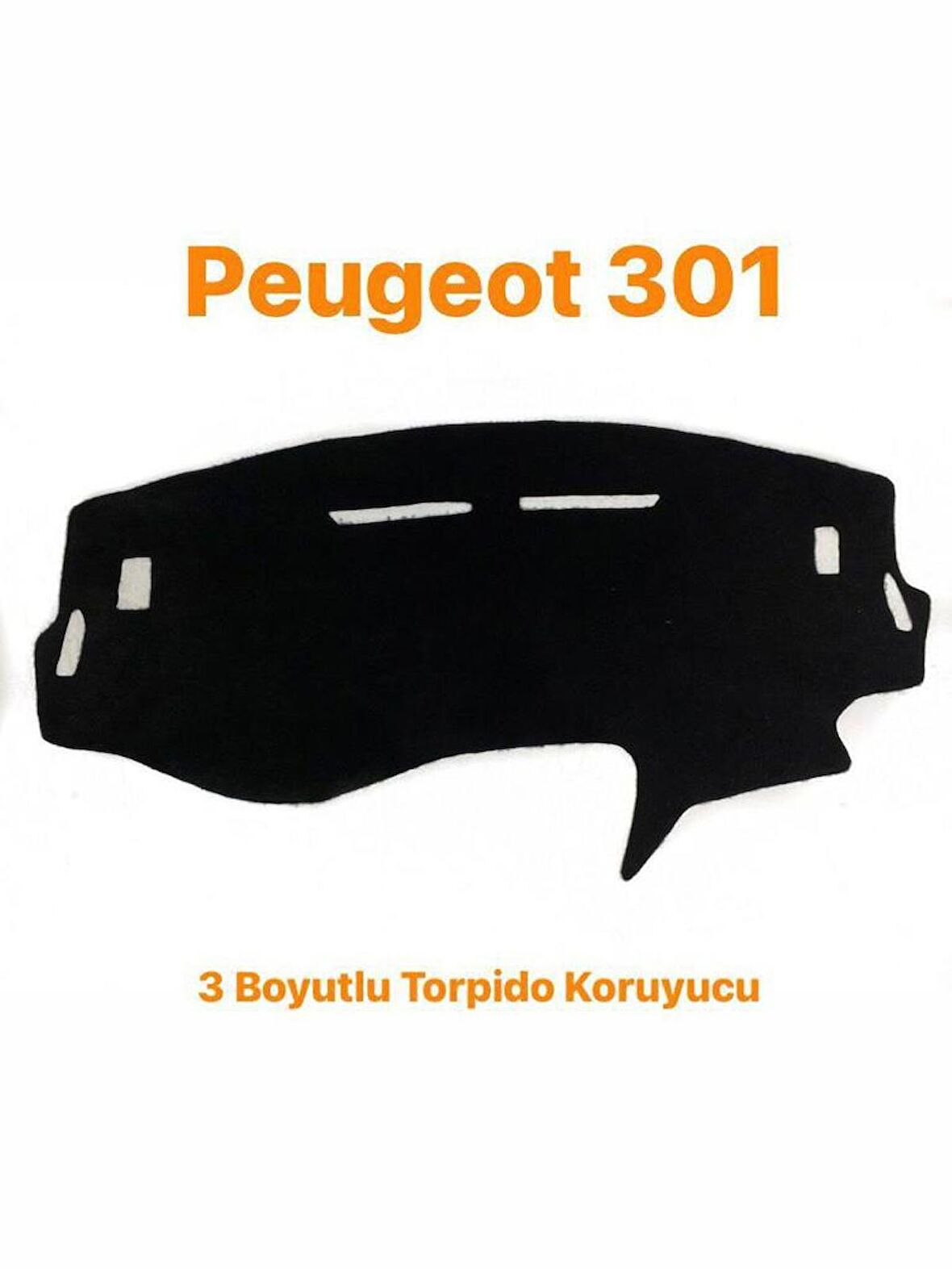 PEUGEOT 301 3 BOYUTLU VİP DERİ TORPİDO KORUYUCU