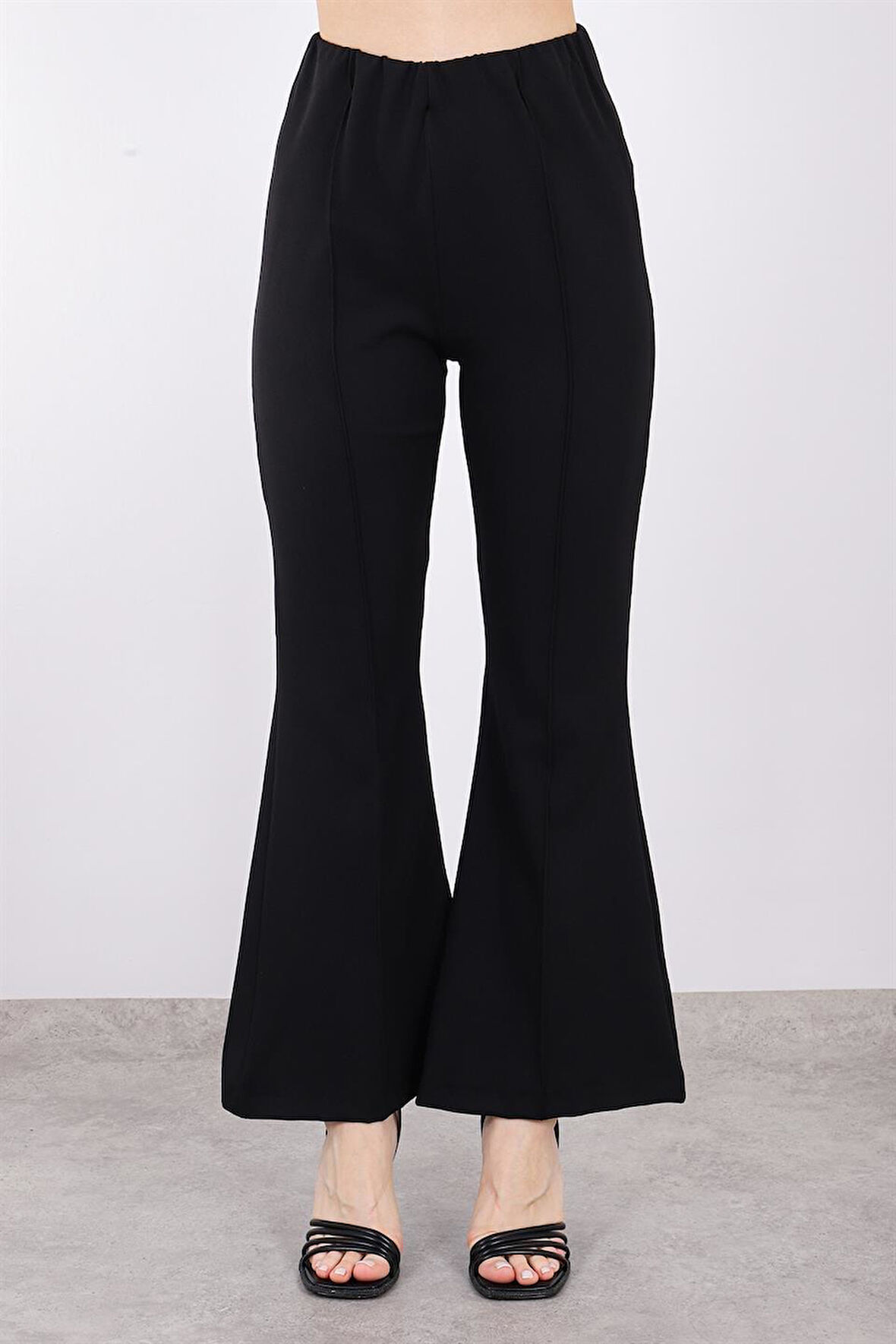 Puane Kadın Trousers Yüksek Bel Lastikli İspanyol Pantolon Soul 18114