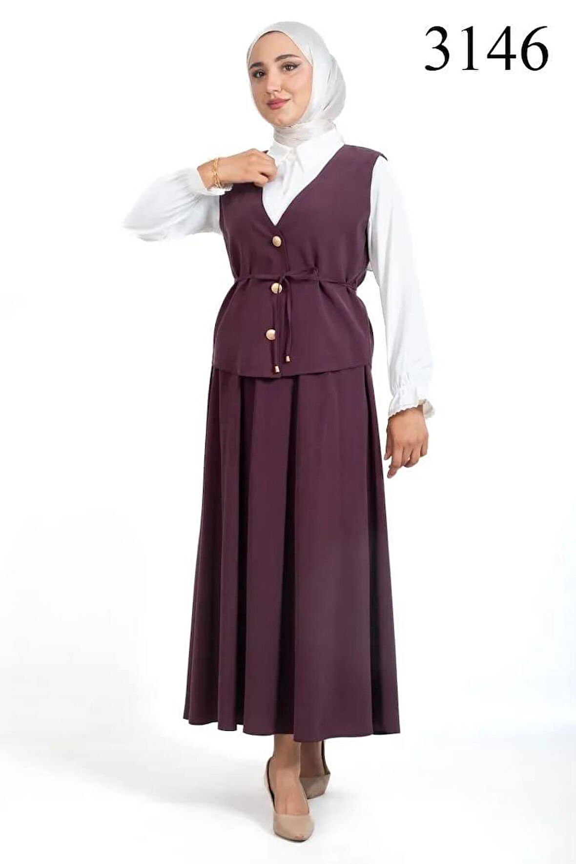 Tripen Etekli Kadın Takım Elbise 3146