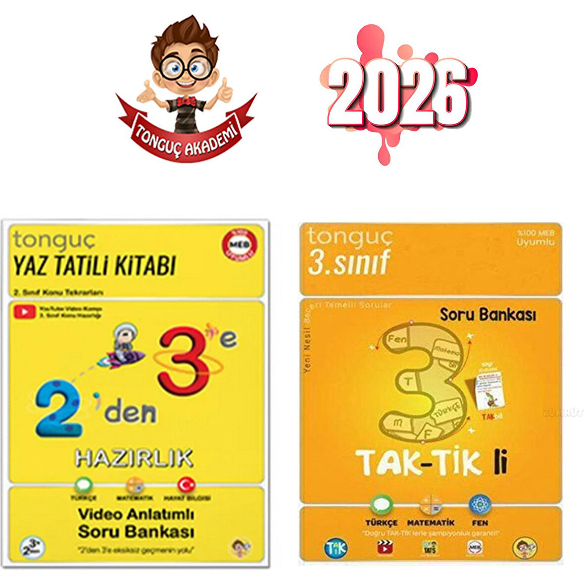 2 Den 3 E Hazırlık Kitabı+ 3. Sınıf Taktikli Soru Bankası