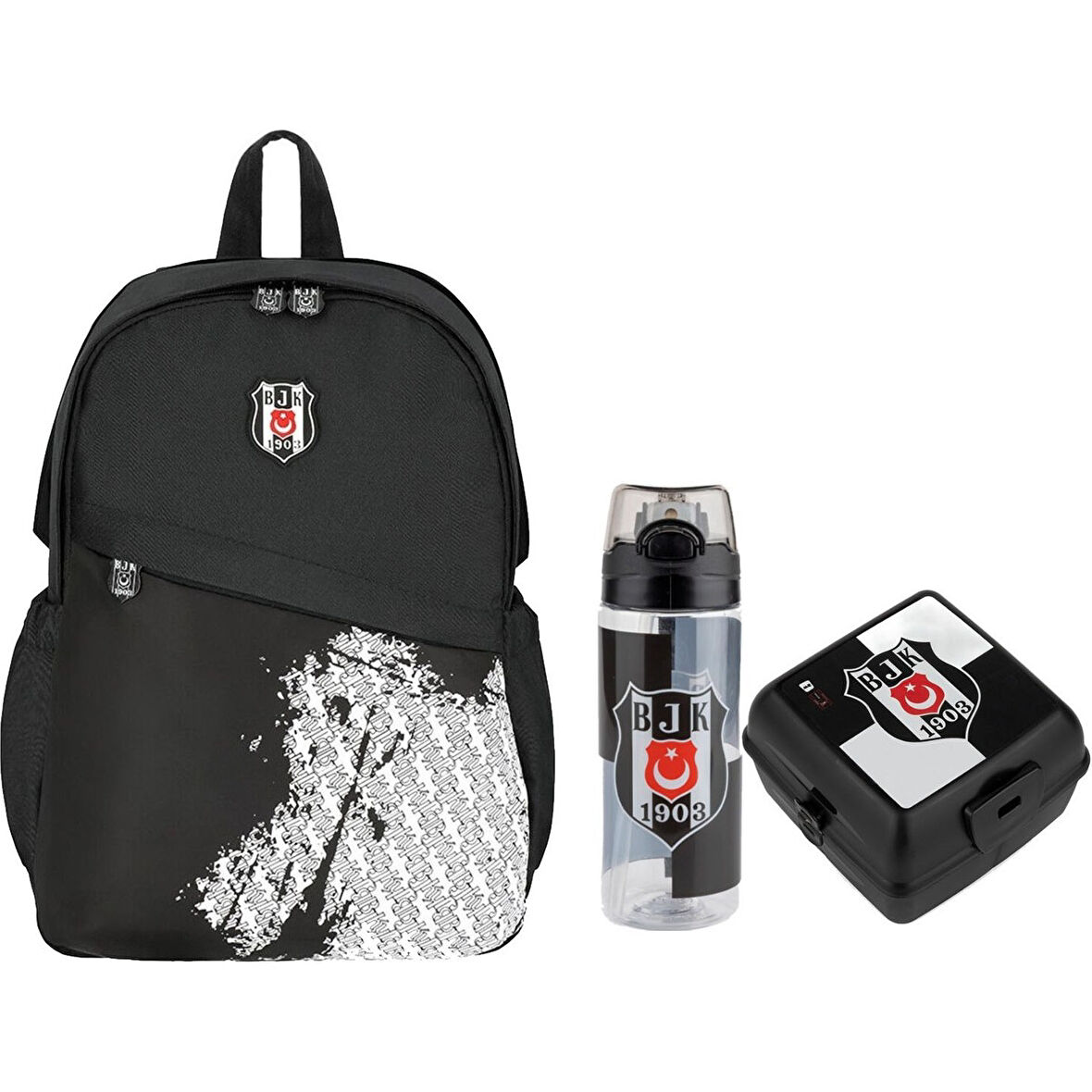 Taraftar Beşiktaş Çanta+ Suluk+ Beslenme Kabı SET11