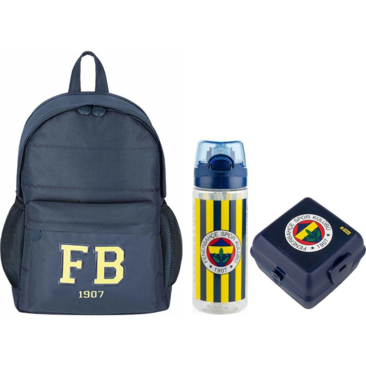 Tarafta Fenerbahçe Çanta + Suluk + Beslenme Kutusu Set 7