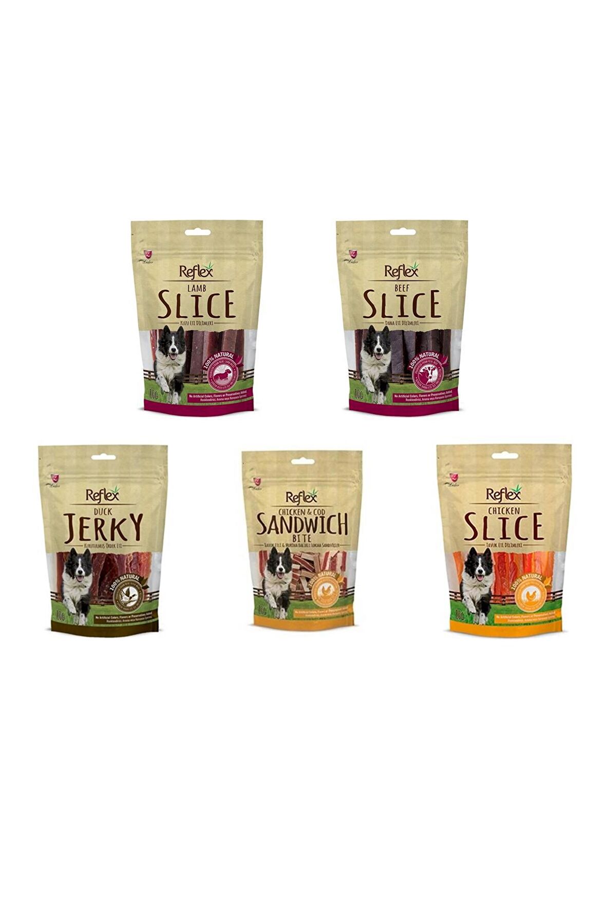 Reflex Köpek Ödülü Lezzet Paketi 3 (5 X 80 Gr)