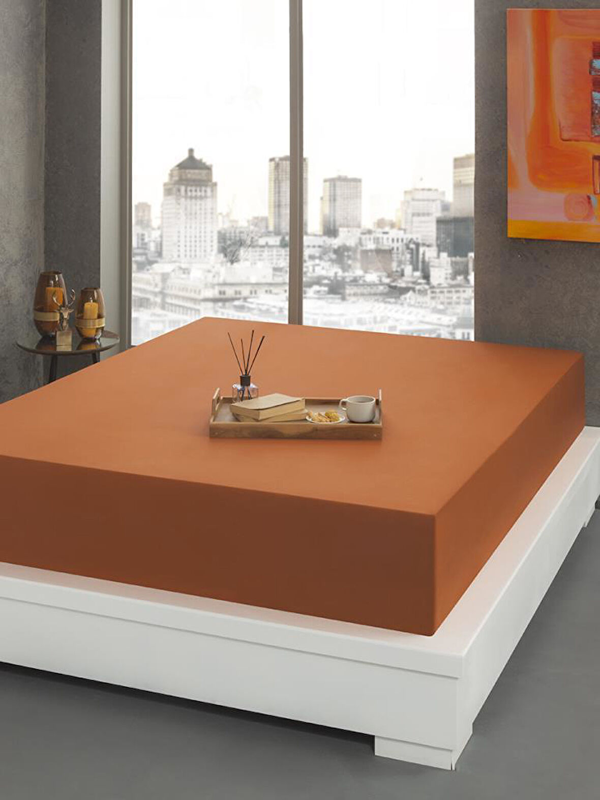 Geniş Yataklara Uygun Saten Çarşaf – Kaygan Dokulu, Modern Şıklık