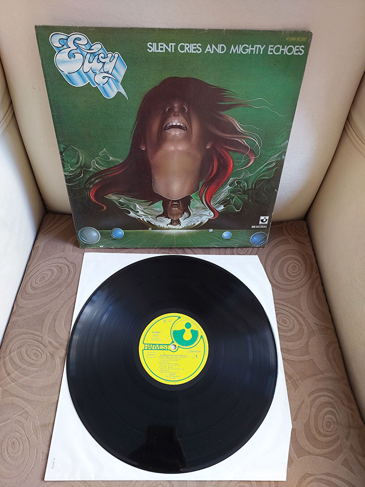 Eloy – Silent Cries And Mighty Echoes - 1979 Almanya Basım 33 Lük LP Albüm Plak