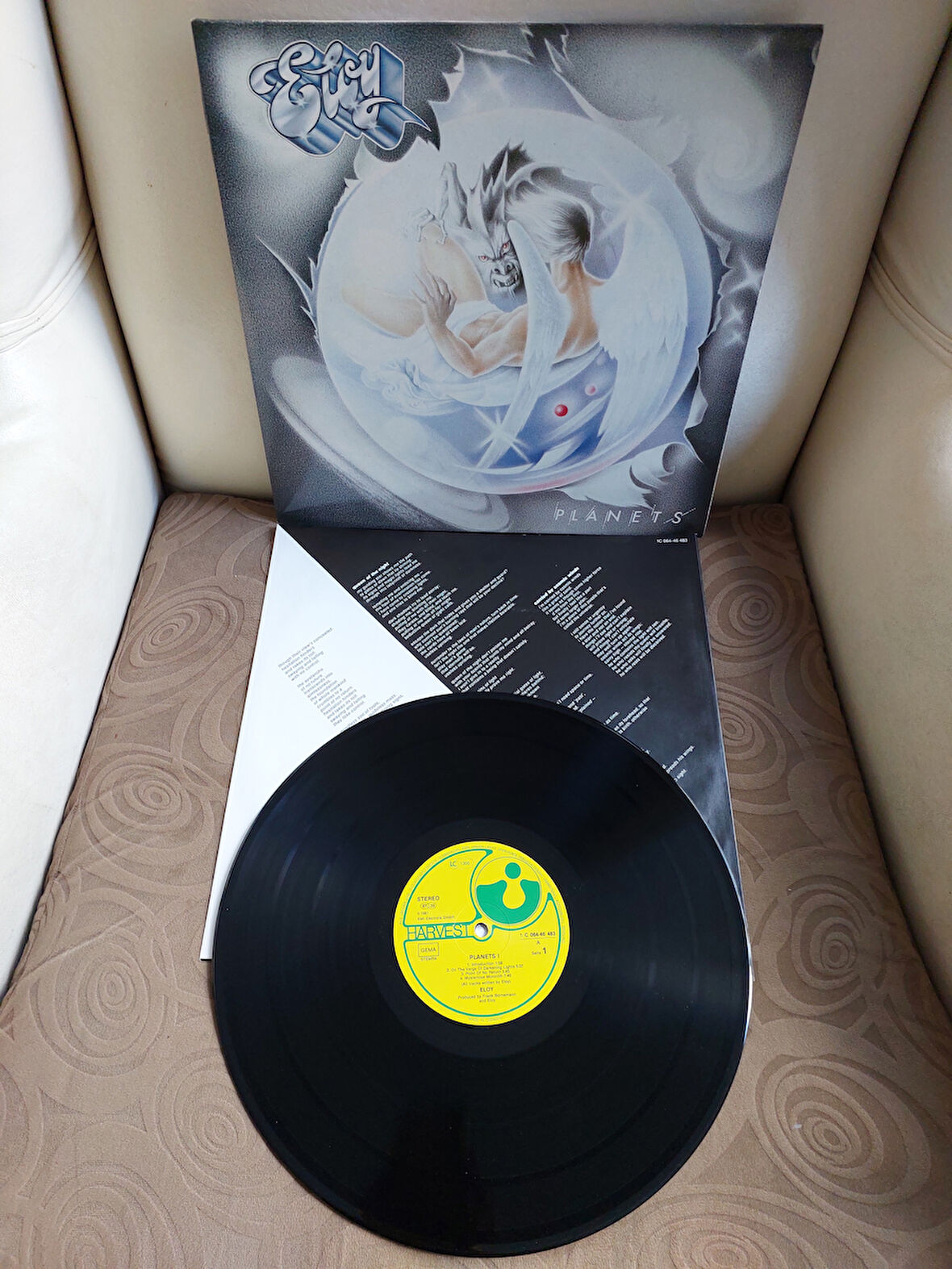 Eloy – Planets - 1981 Almanya  Basım 33 Lük LP Albüm Plak