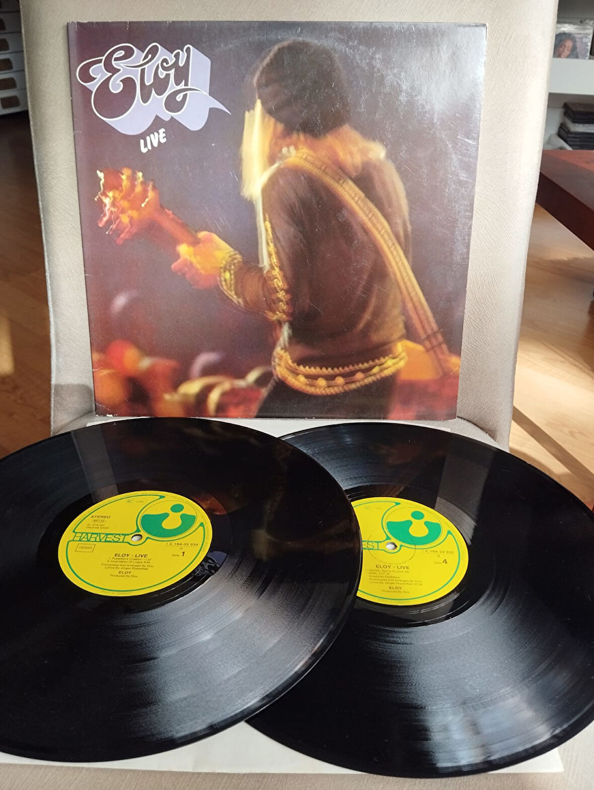 Eloy – Live - 1978 Almanya  Basım 33 Lük 2xLP (Double) Albüm Plak