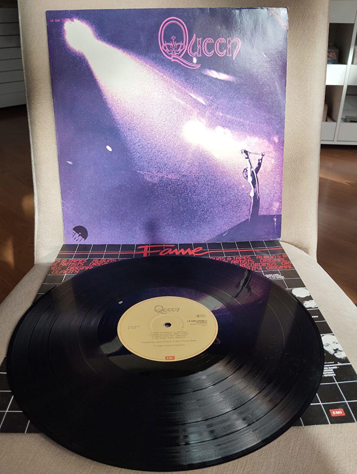 Queen - Queen - 1973 Avrupa Basım - 33 lük Albüm LP Plak