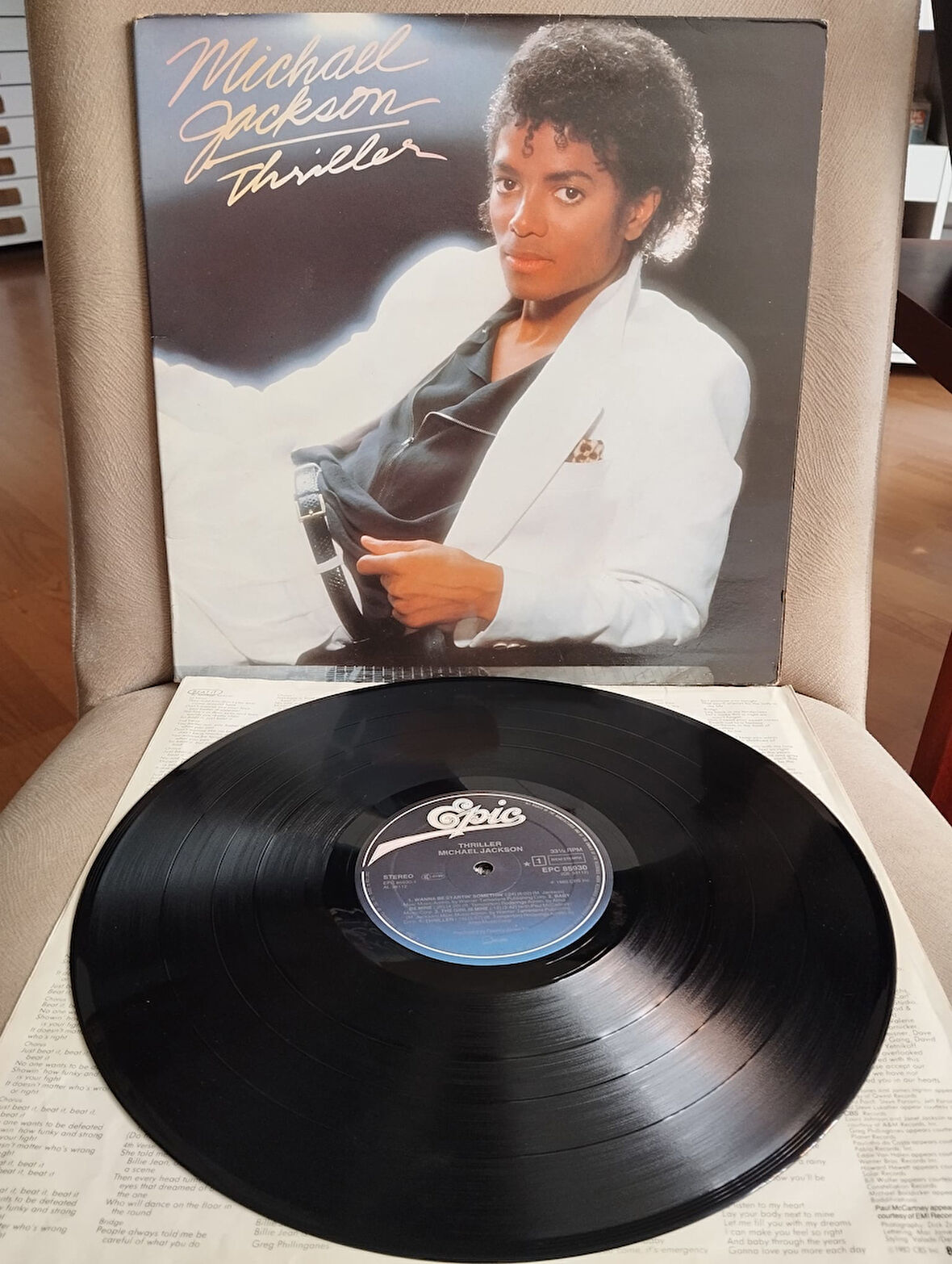Michael Jackson – Thriller - 1982 Hollanda Basım Albüm - LP Plak