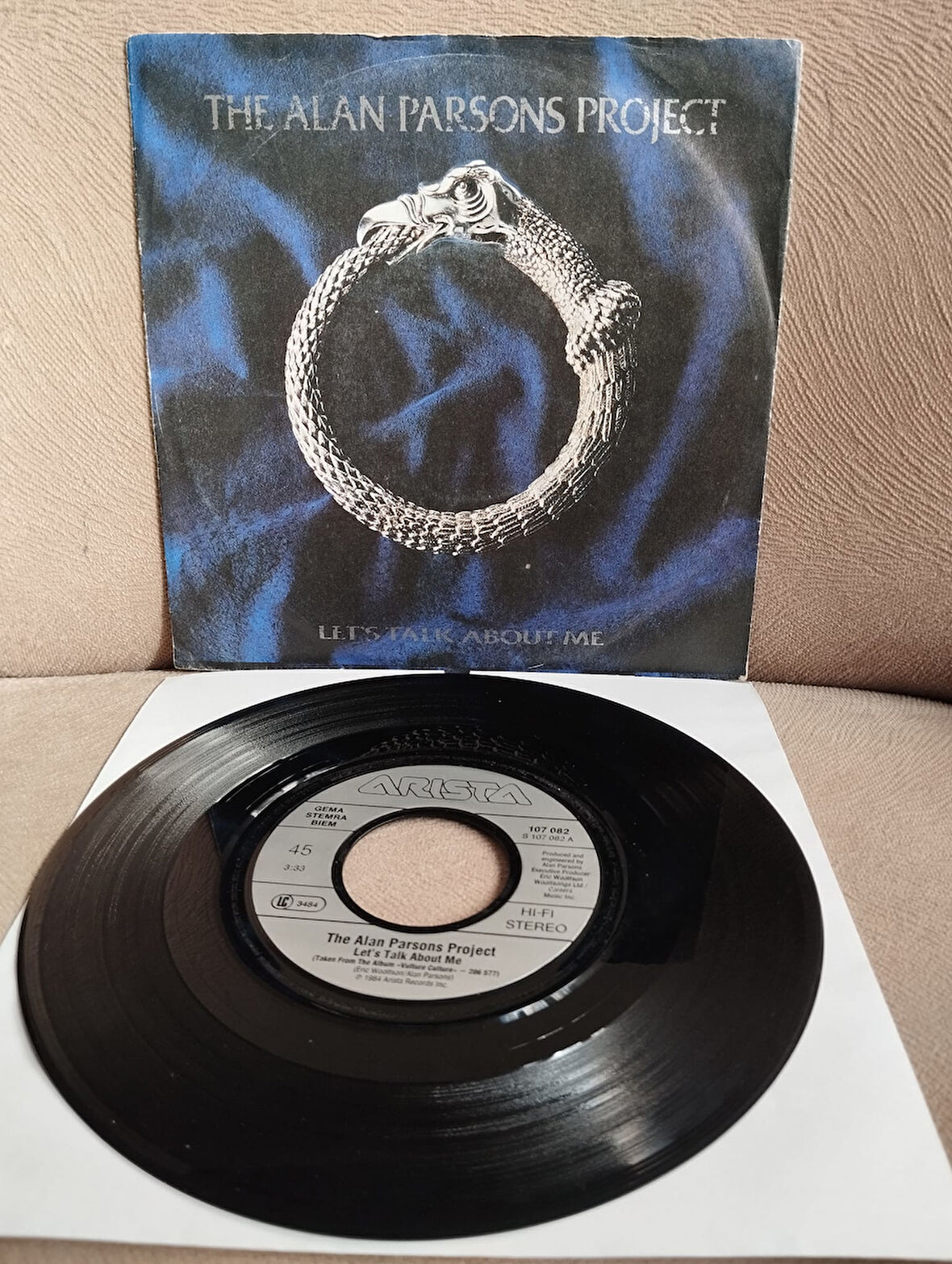 The Alan Parsons Project – Let’s Talk About Me -  1985 Almanya Basım 45 lik Plak