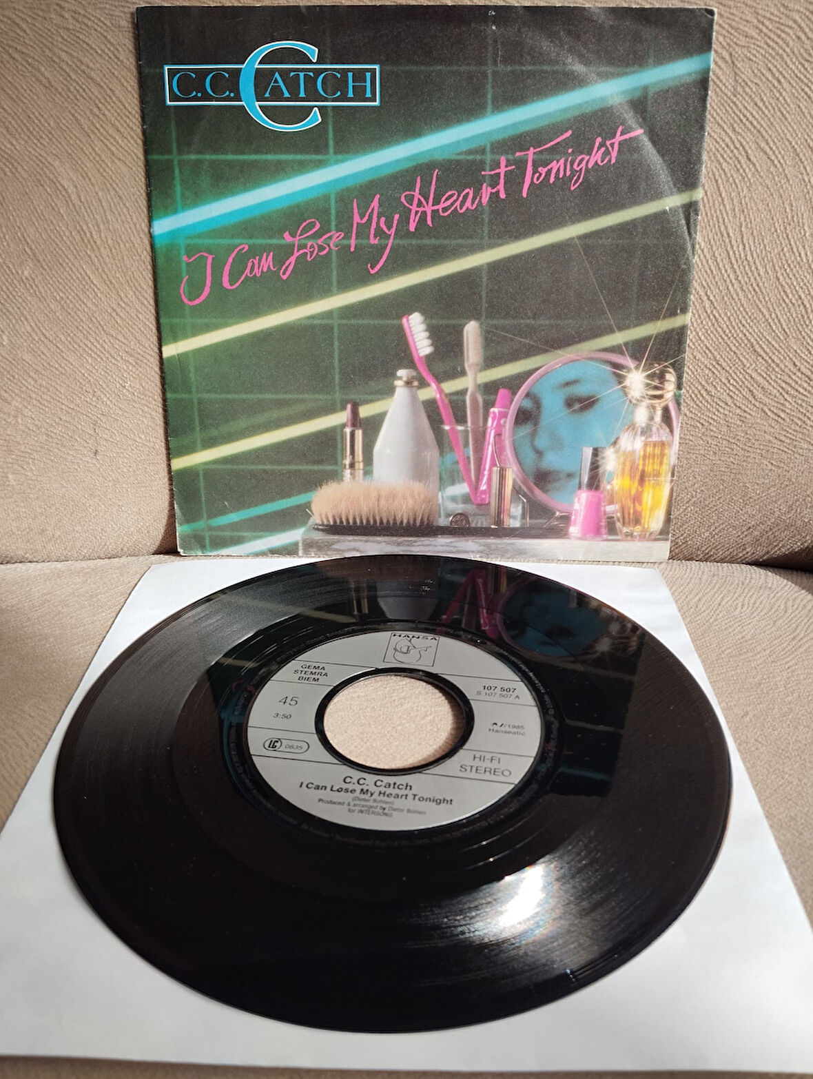 C.C. Catch – I Can Lose My Heart Tonight - 1985 Almanya Basım 45 lik Plak