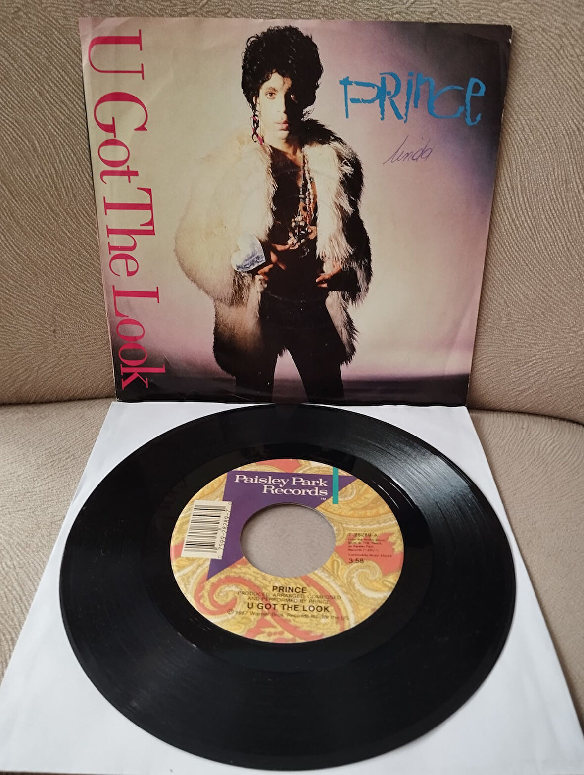 Prince – U Got The Look  - 1987  Amerika Basım 45lik Plak