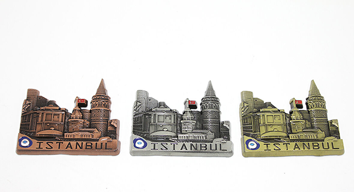 Metal İstanbul Temalı  Yöresel Magnet 2GIGI79