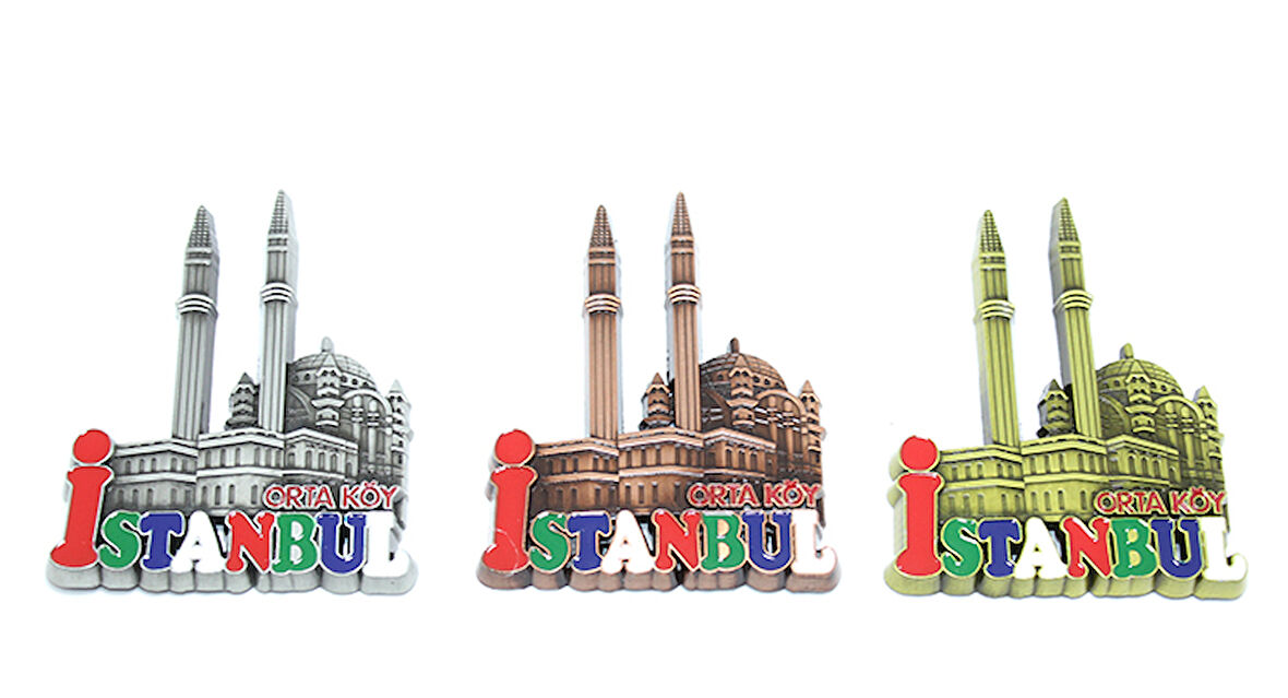 Metal İstanbul Temalı  Yöresel Magnet 2GIGI80