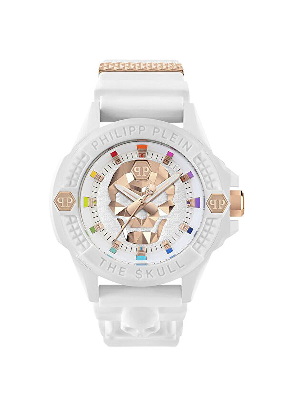 Philipp Plein PWUBA0123 Beyaz Erkek Kol Saati