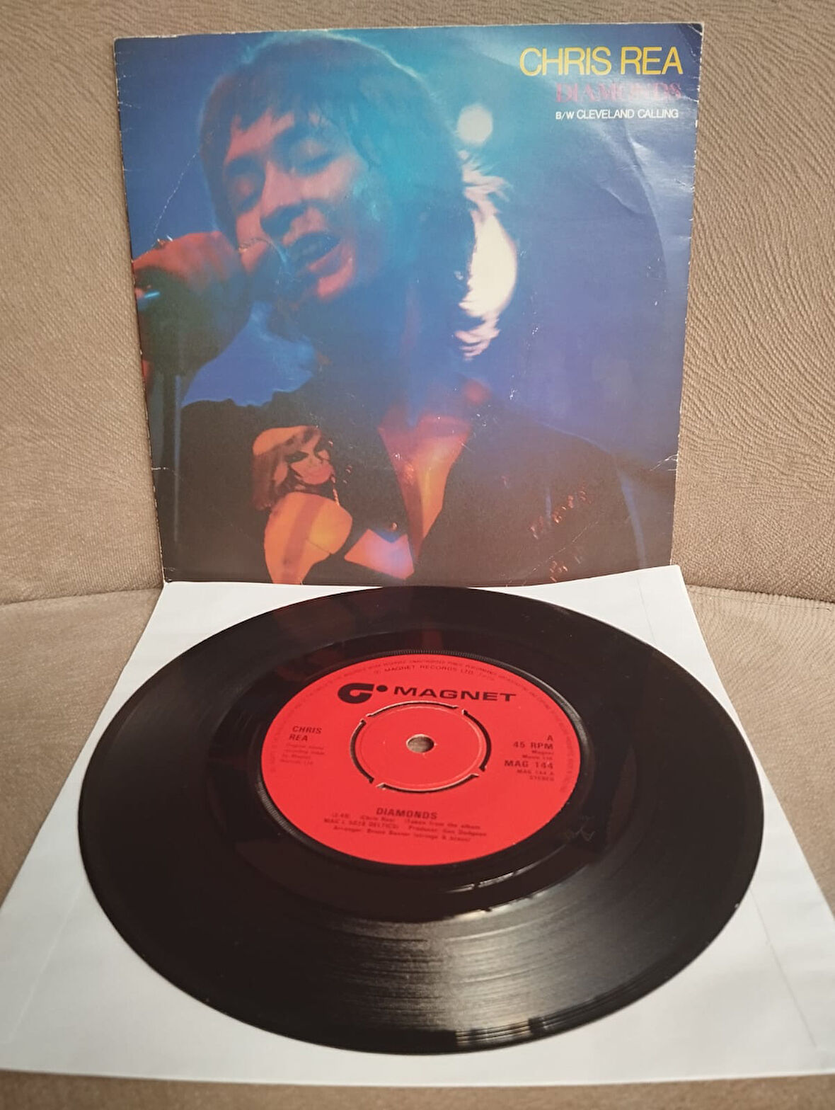 Chris Rea – Diamonds / Cleveland Calling - 1979  İngiltere Basım 45 lik Plak