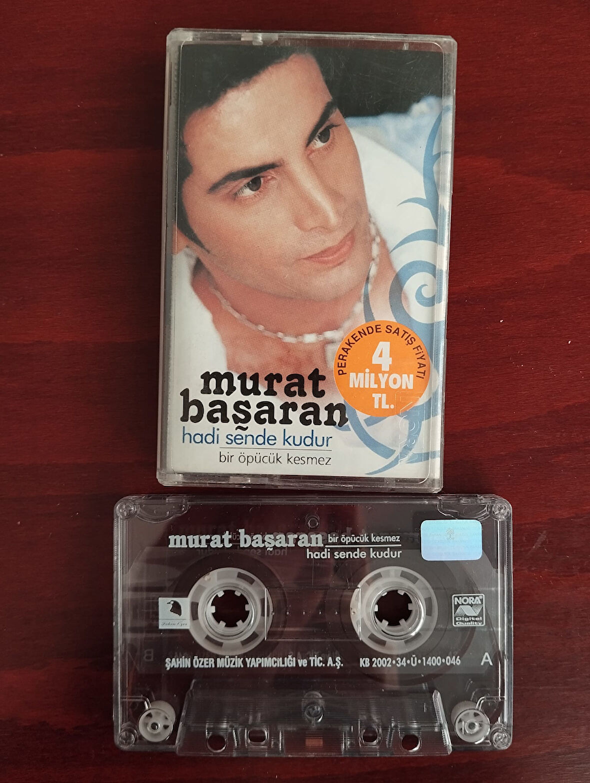 Murat Başaran – Hadi Sende Kudur/Bir Öpücük Kesmez - 2002 Türkiye Basım 2. El Kaset Albüm