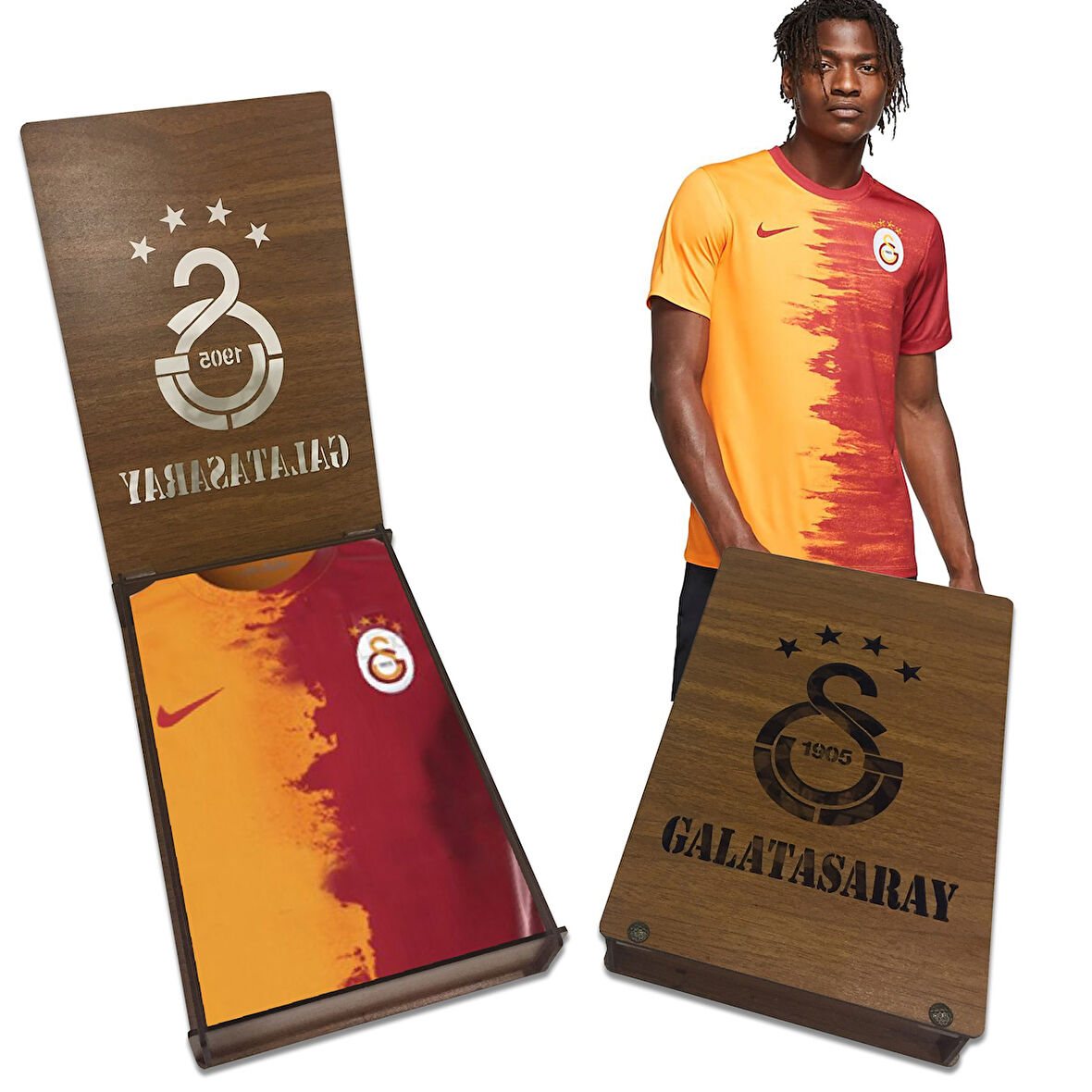 Galatasaray Orjinal Yeni Sezon Forması Özel Ahşap Kutulu