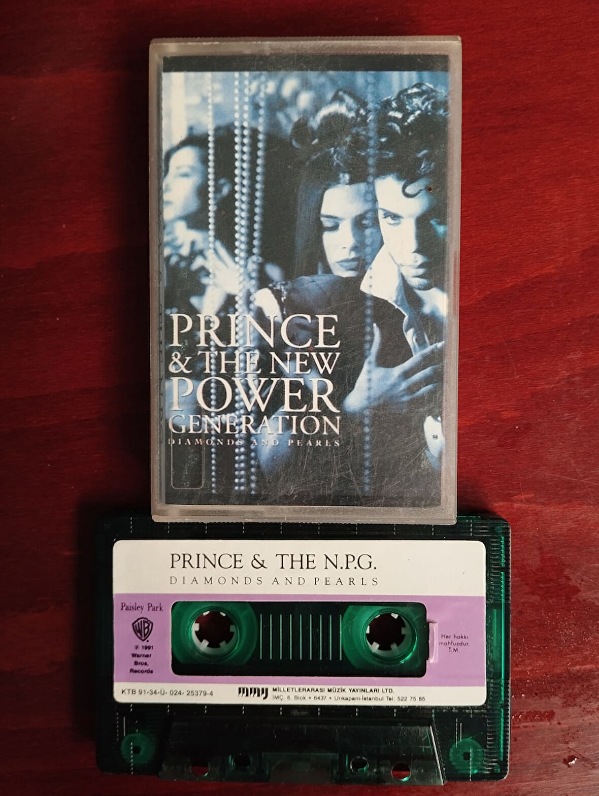 Prince & The New Power Generation – Diamonds And Pearls  - 1991 Türkiye Basım 2. El Kaset Albüm 
