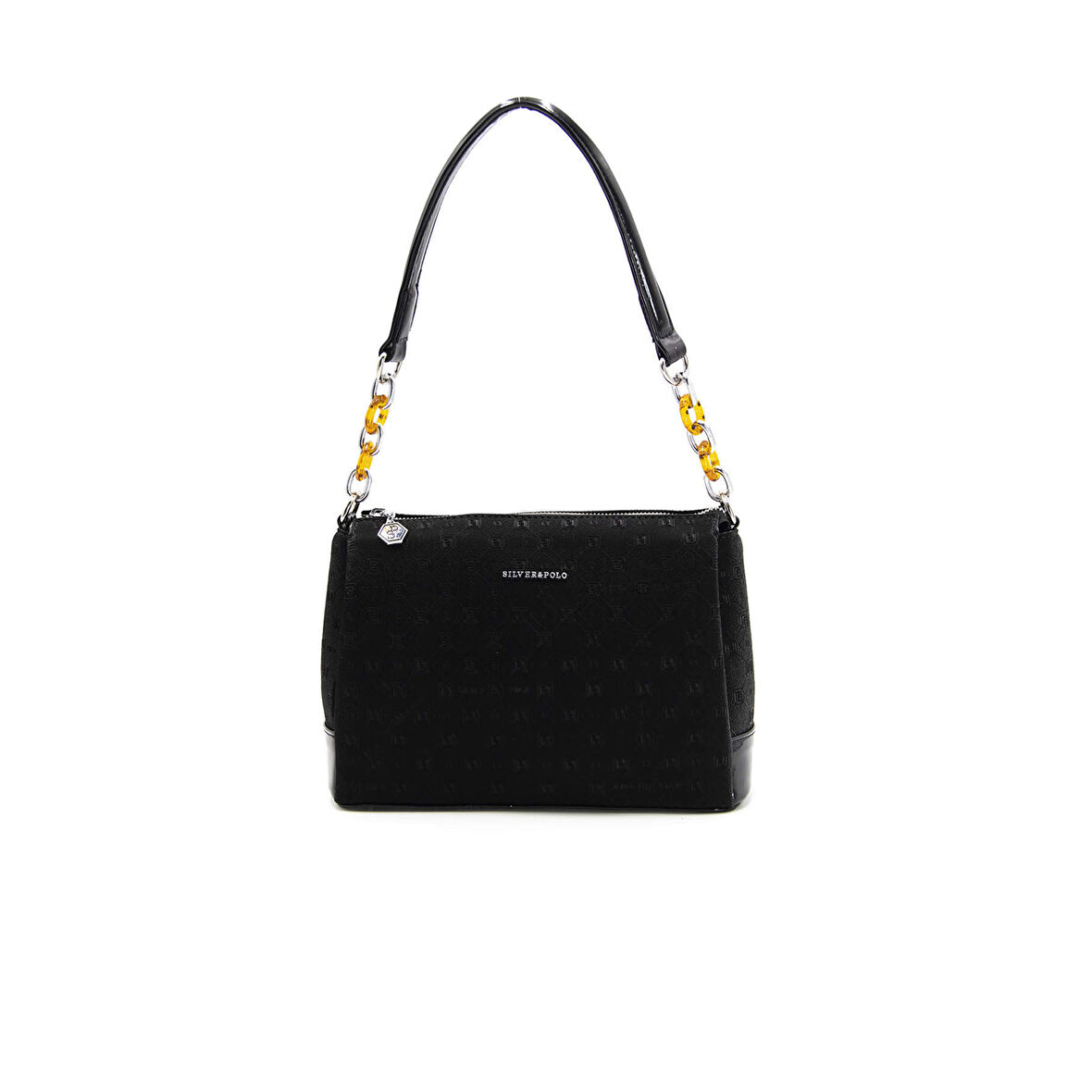 Silver Polo  Kadın Çapraz Çanta 910-39506 SILVER POLO ÇAPRAZ Kadın ÇANTASI M158 SİYAH-RUGAN SİYAH