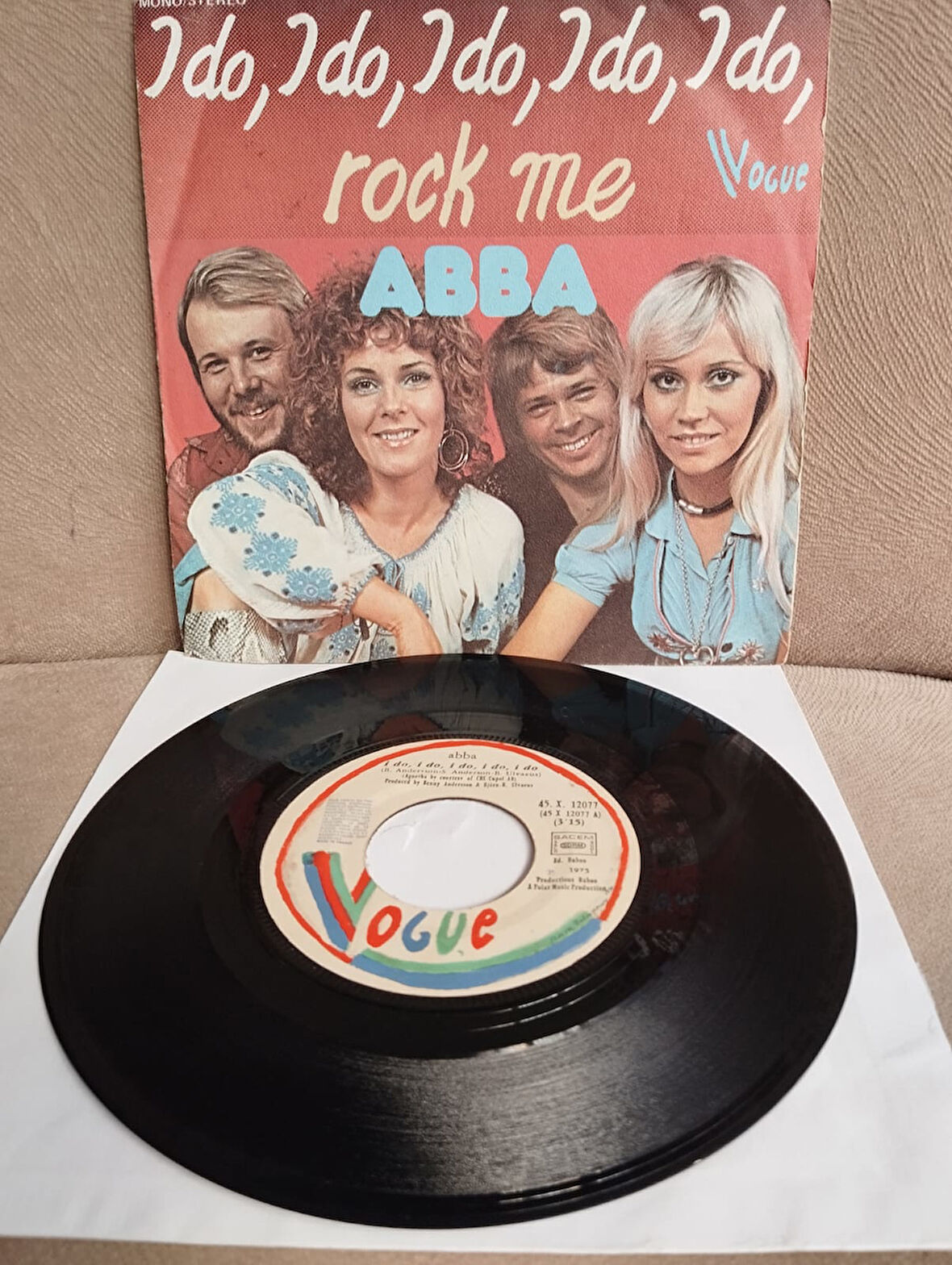 ABBA – I Do, I Do, I Do, I Do, I Do / Rock Me - 1975  Fransa Basım 45 lik Plak