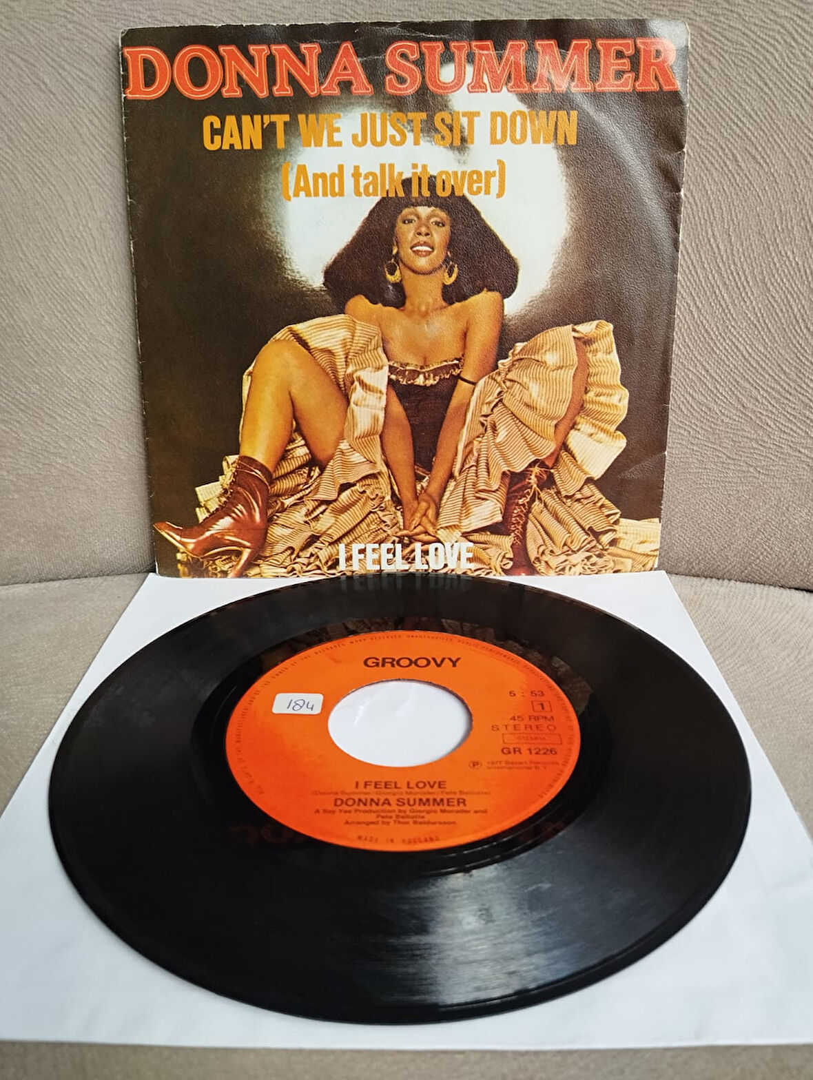 Donna Summer – I FEEL LOVE  - 1977  Hollanda Basım 45 lik Plak 2.el