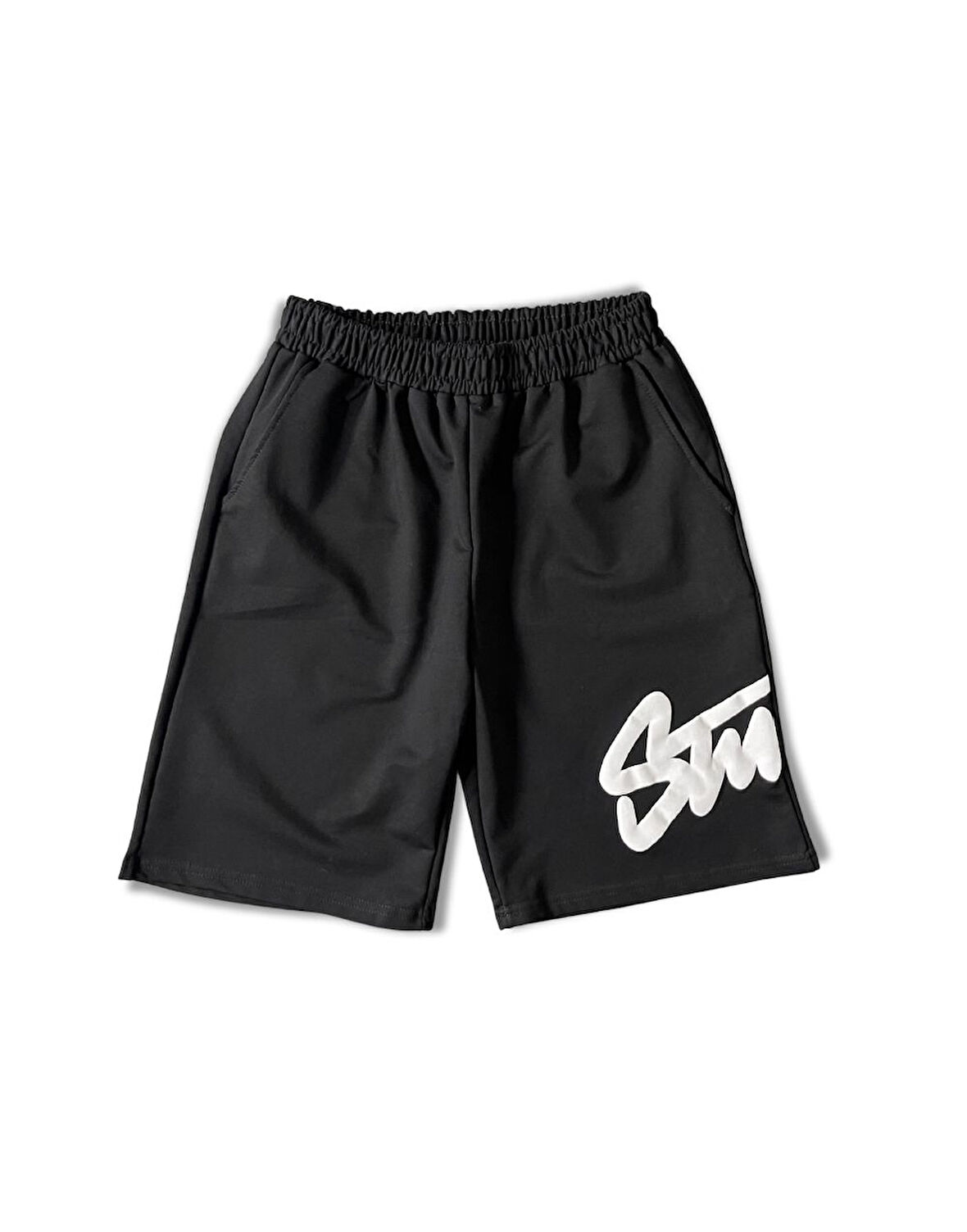 STWD Kabartma Baskı Penye Şort