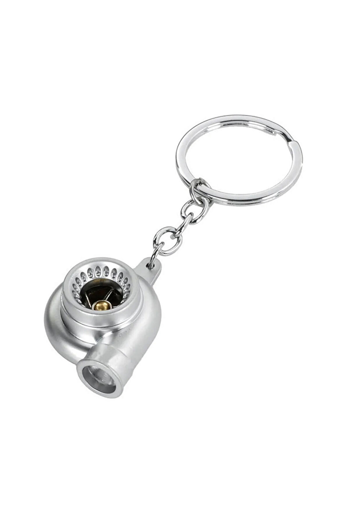 Erkek Gümüşrenk Anahtarlık - Turbo 395922