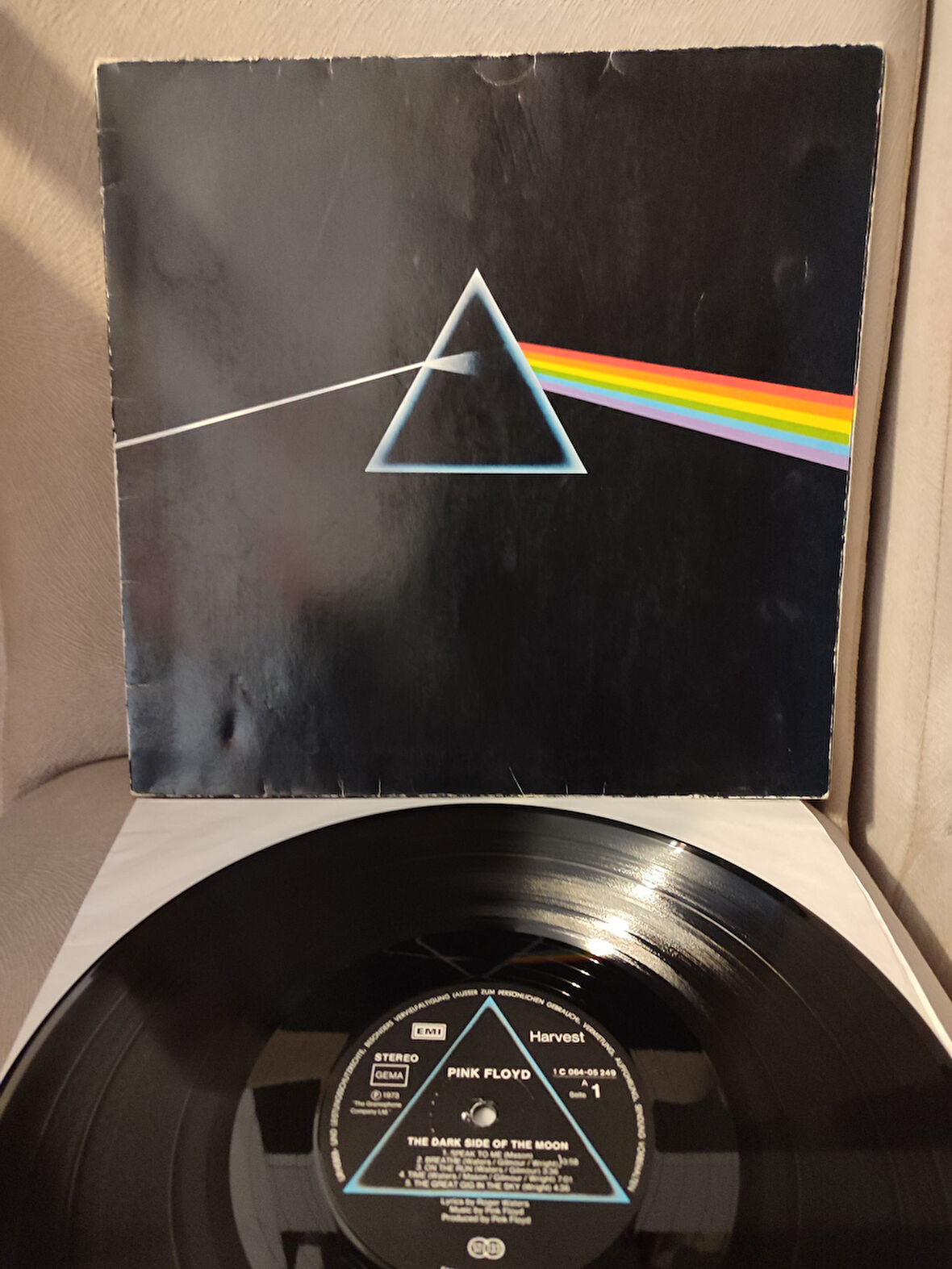 Pink Floyd – The Dark Side Of The Moon - 1973 Almanya Basım Albüm - LP Plak 2. EL