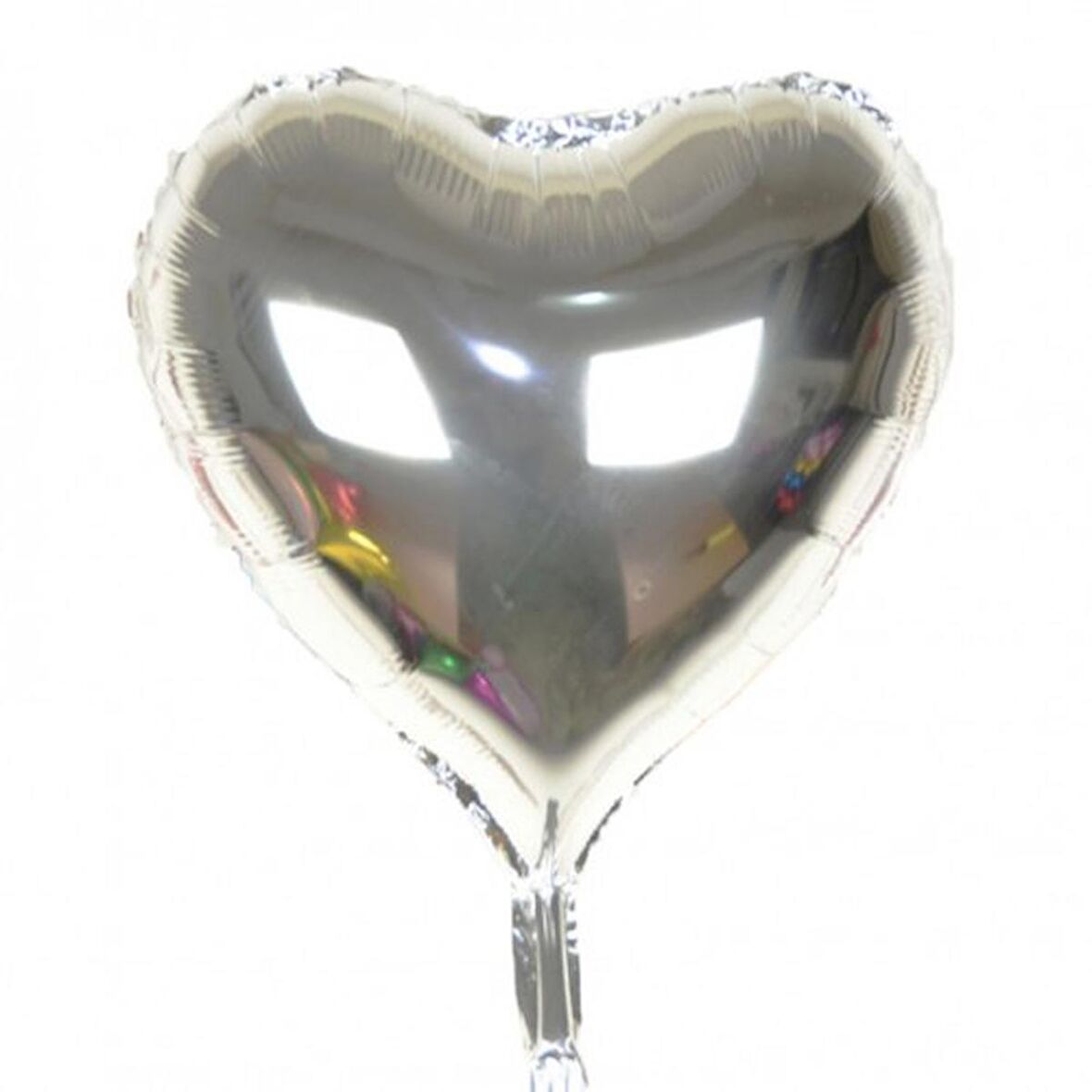 Periboia Gümüş Rengi Uçan Folyo Balon 80 Cm.