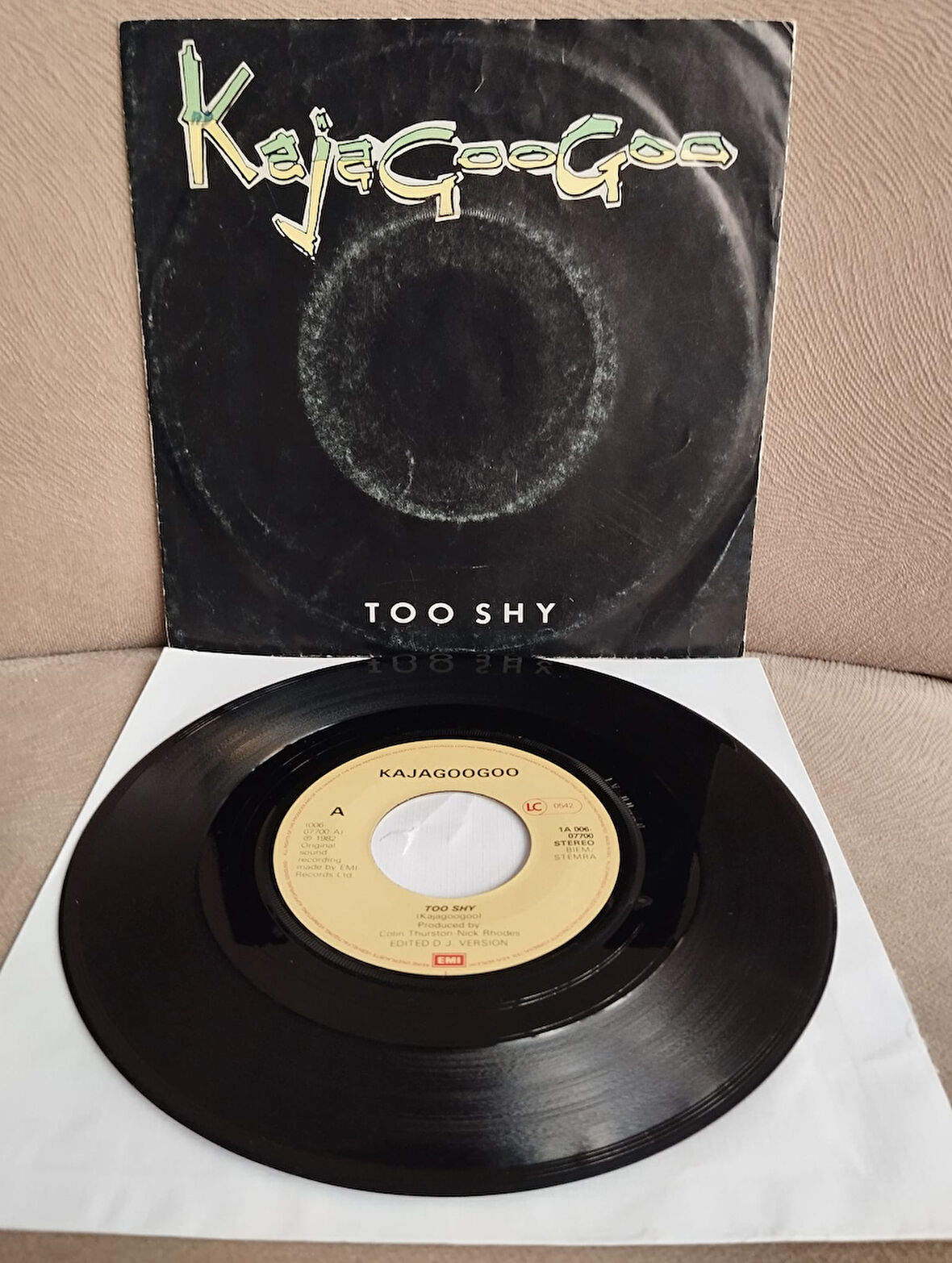 Kajagoogoo – Too Shy  - 1982  U.S.A.  Basım 45 LİK PLAK