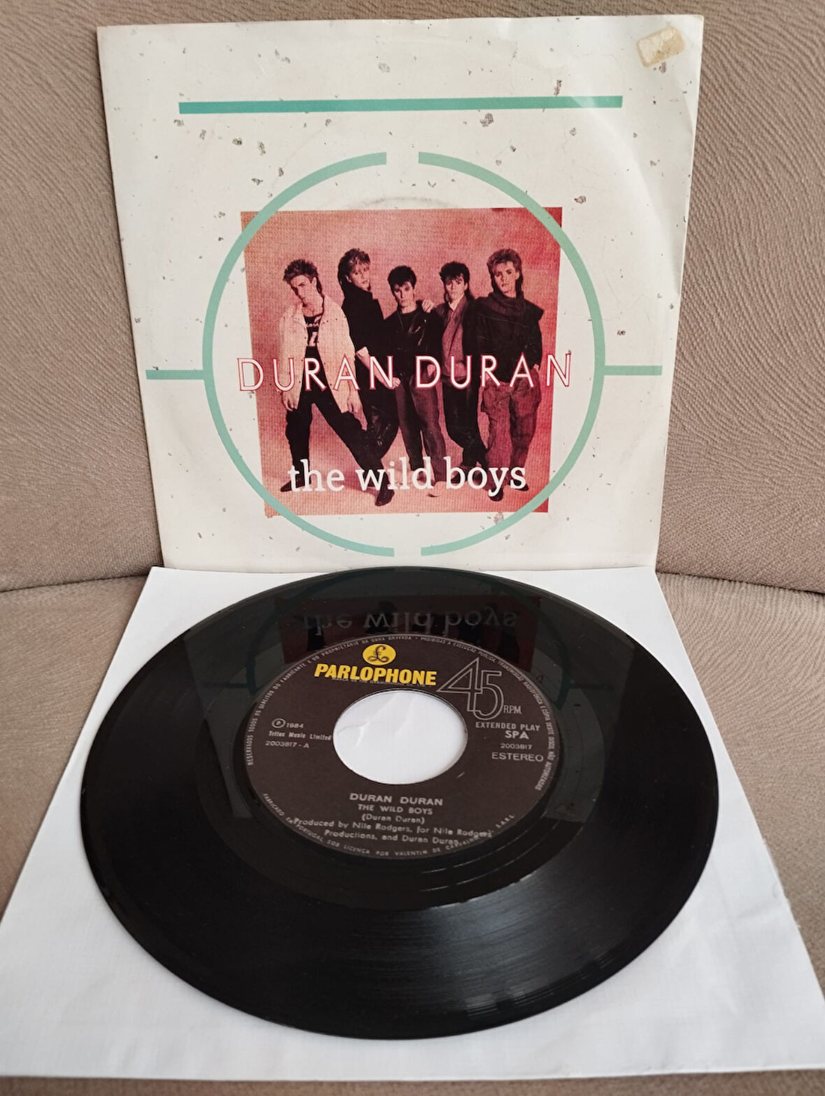 DURAN DURAN – The Wild Boys - 1984 Avrupa  Basım 45 LİK PLAK - 2. El