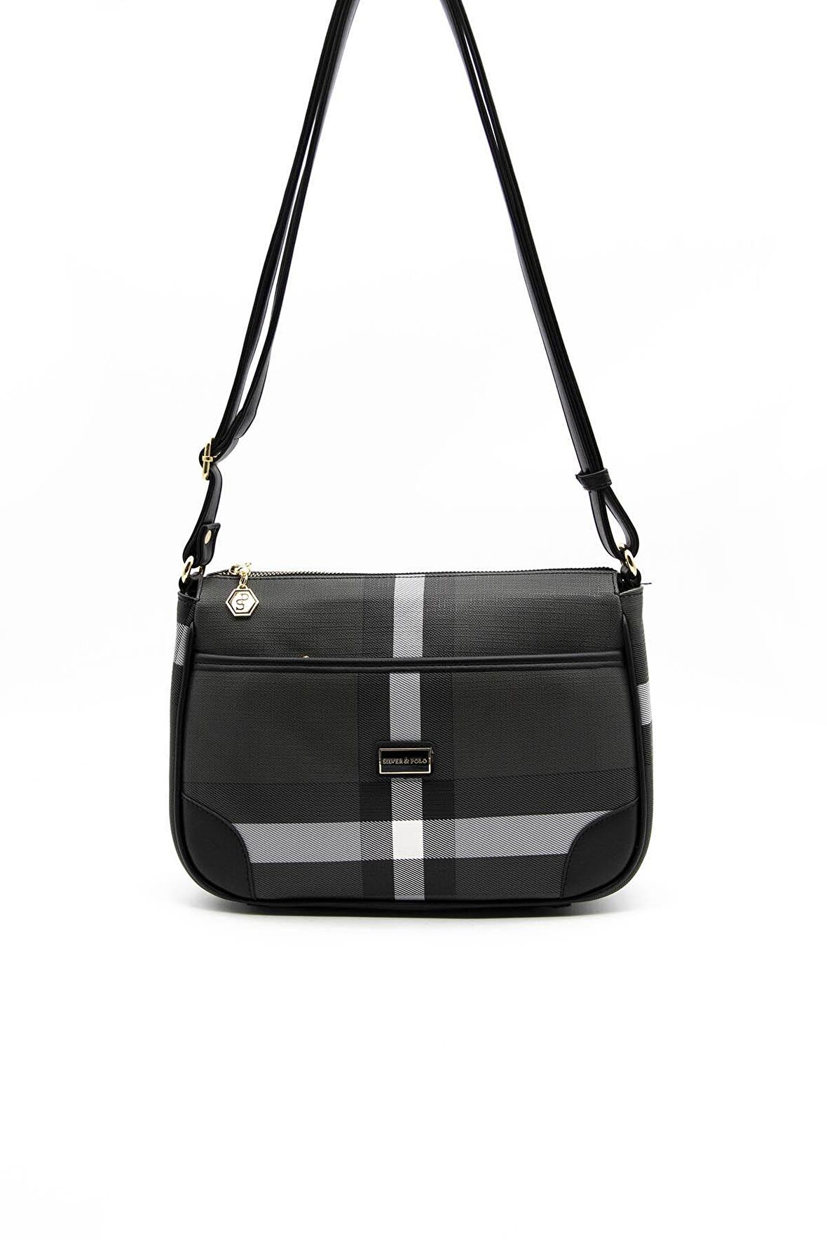 Silver Polo  Kadın Çapraz Çanta 1060-39745 ÇAPRAZ Kadın ÇANTASI MK129 SİYAH-MAT SİYAH