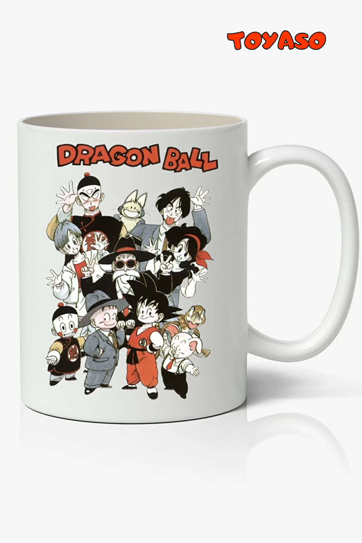 Dragon Ball Karakterler Anime Temalı Beyaz Kupa Bardak Sevgiliye Arkadaşa Hediye