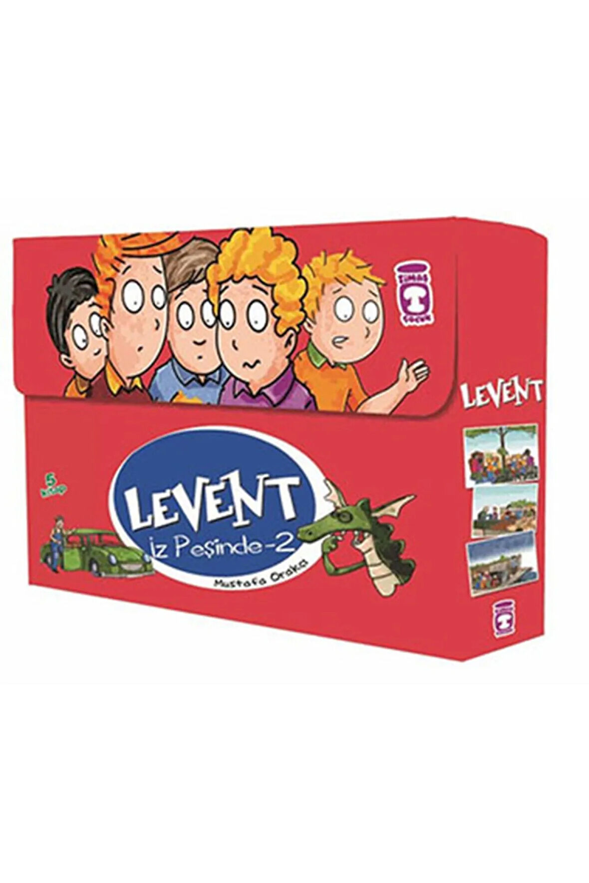 Levent Iz Peşinde 02 Set 5 Kitap Takım